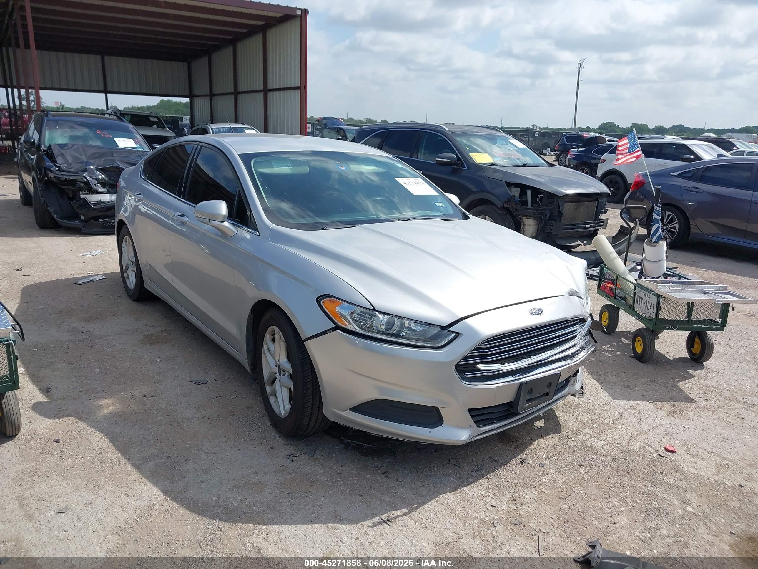 2015 Ford Fusion Se Silver vin: 3FA6P0H70FR169408