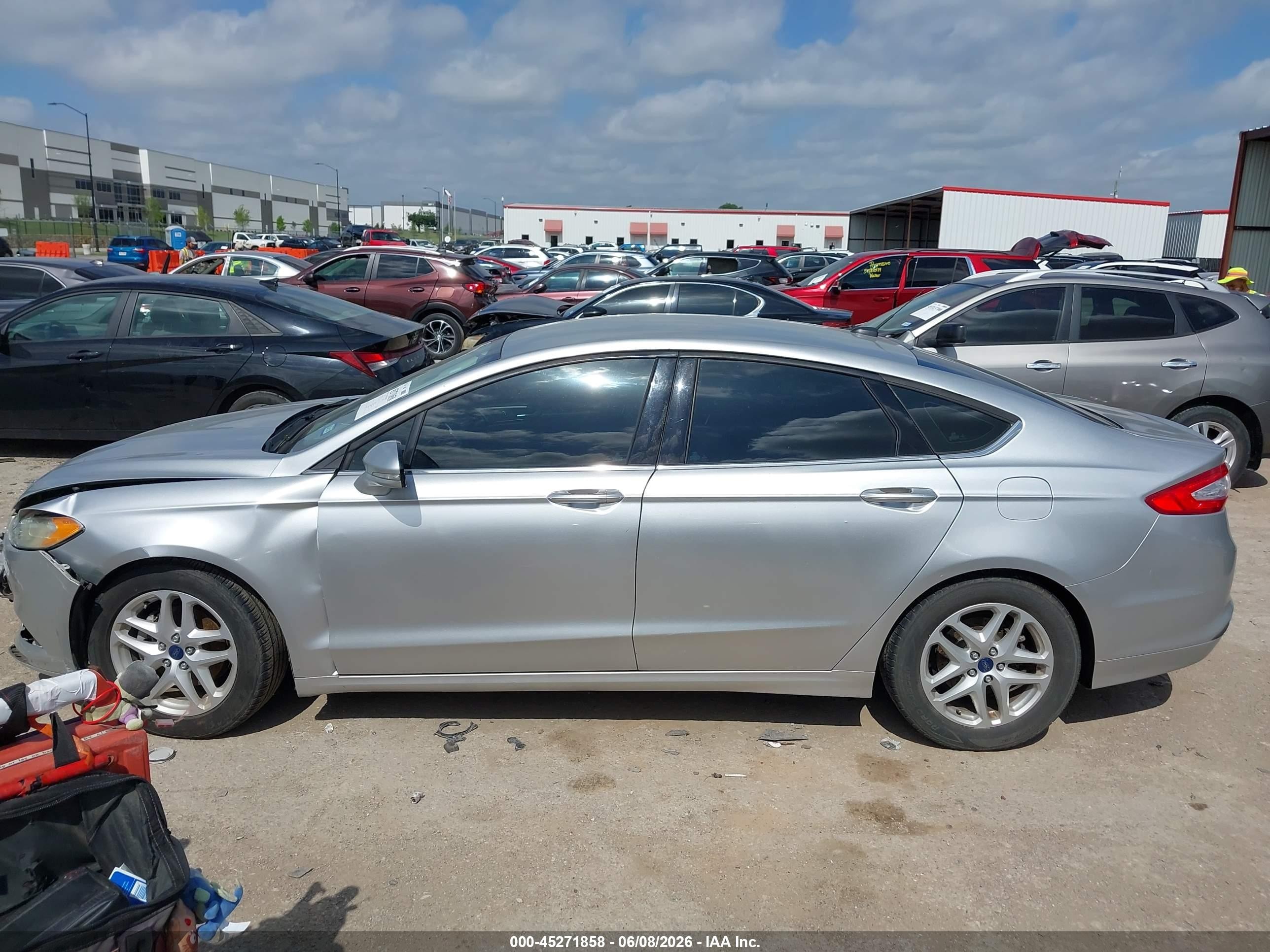 2015 Ford Fusion Se Silver vin: 3FA6P0H70FR169408