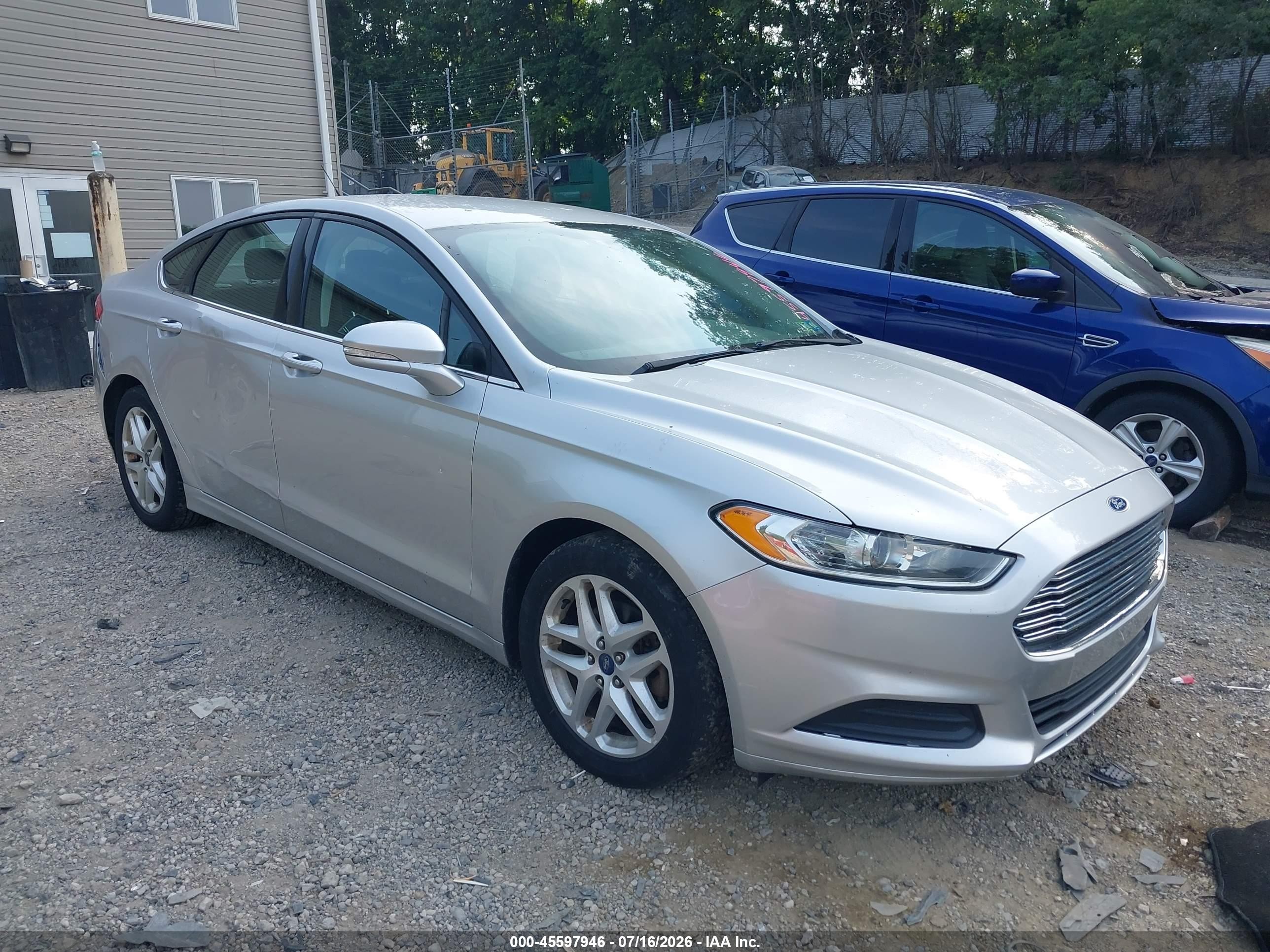 2015 Ford Fusion Se Silver vin: 3FA6P0H70FR184717