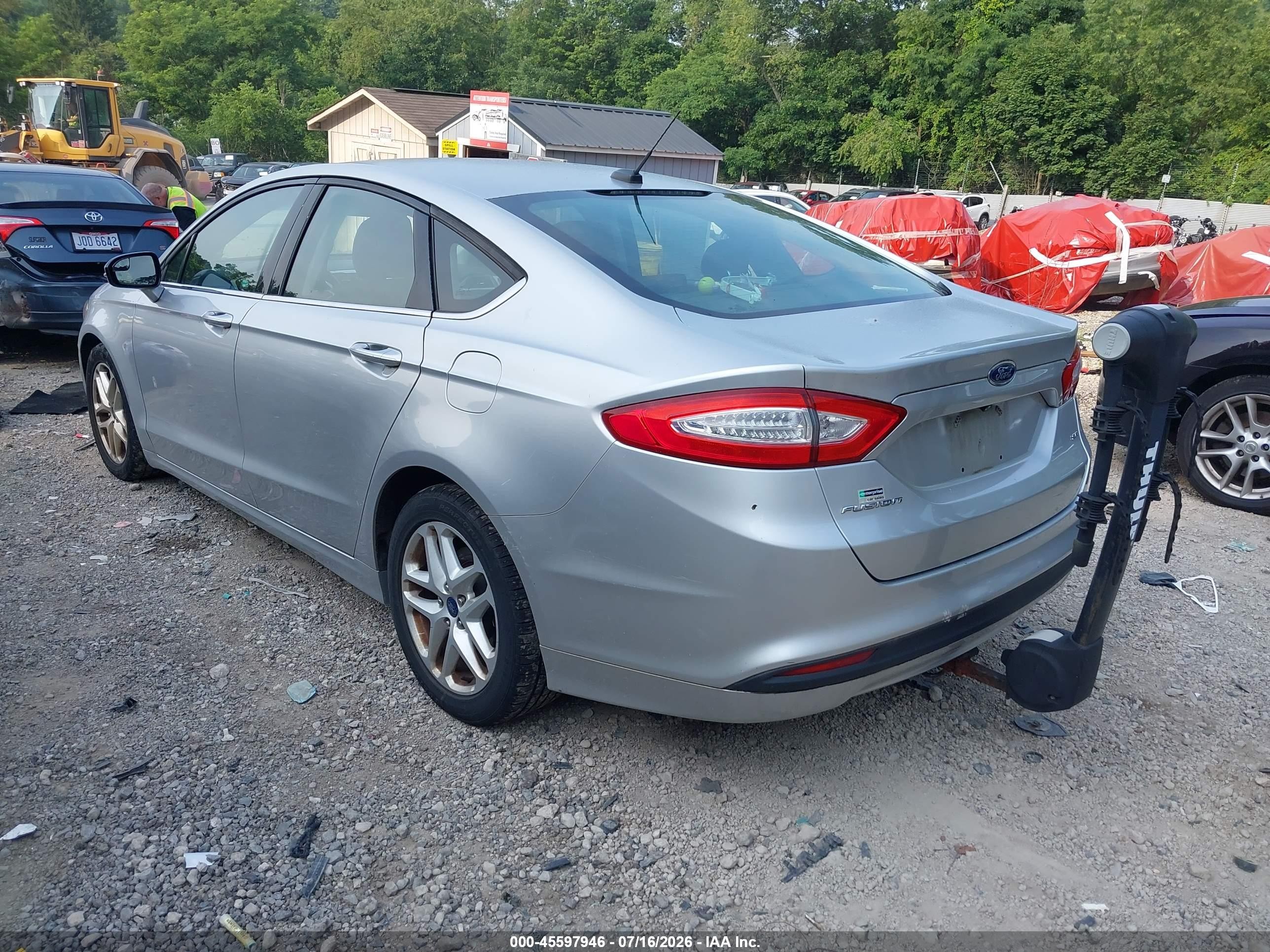 2015 Ford Fusion Se Silver vin: 3FA6P0H70FR184717