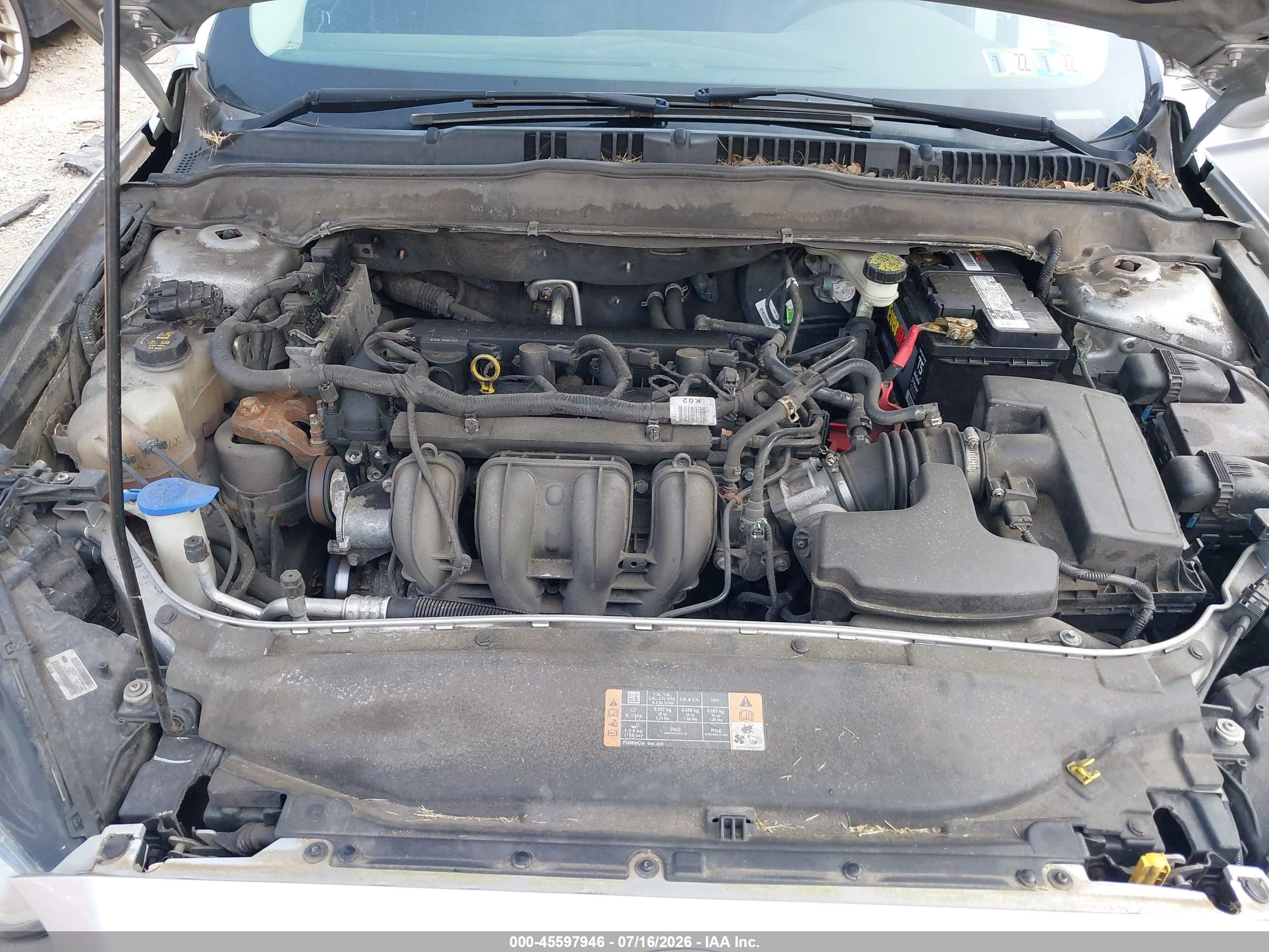 2015 Ford Fusion Se Silver vin: 3FA6P0H70FR184717