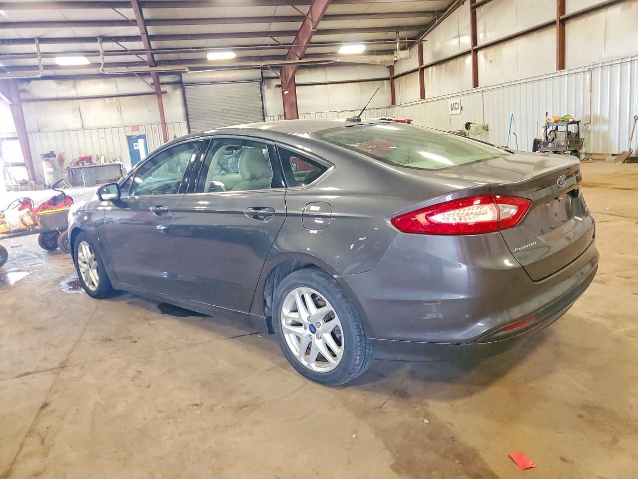 2015 Ford Fusion Se Gray vin: 3FA6P0H70FR198701