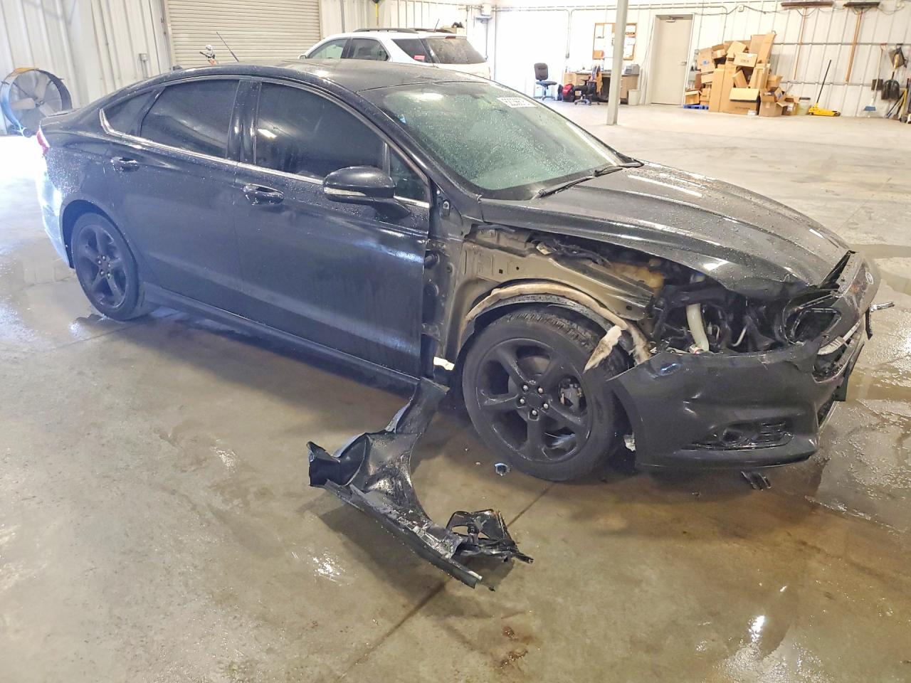 2015 Ford Fusion Se Black vin: 3FA6P0H70FR199783