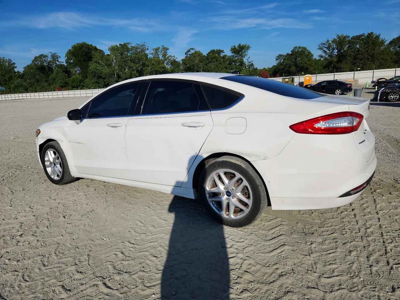 2015 Ford Fusion Se White vin: 3FA6P0H70FR250960