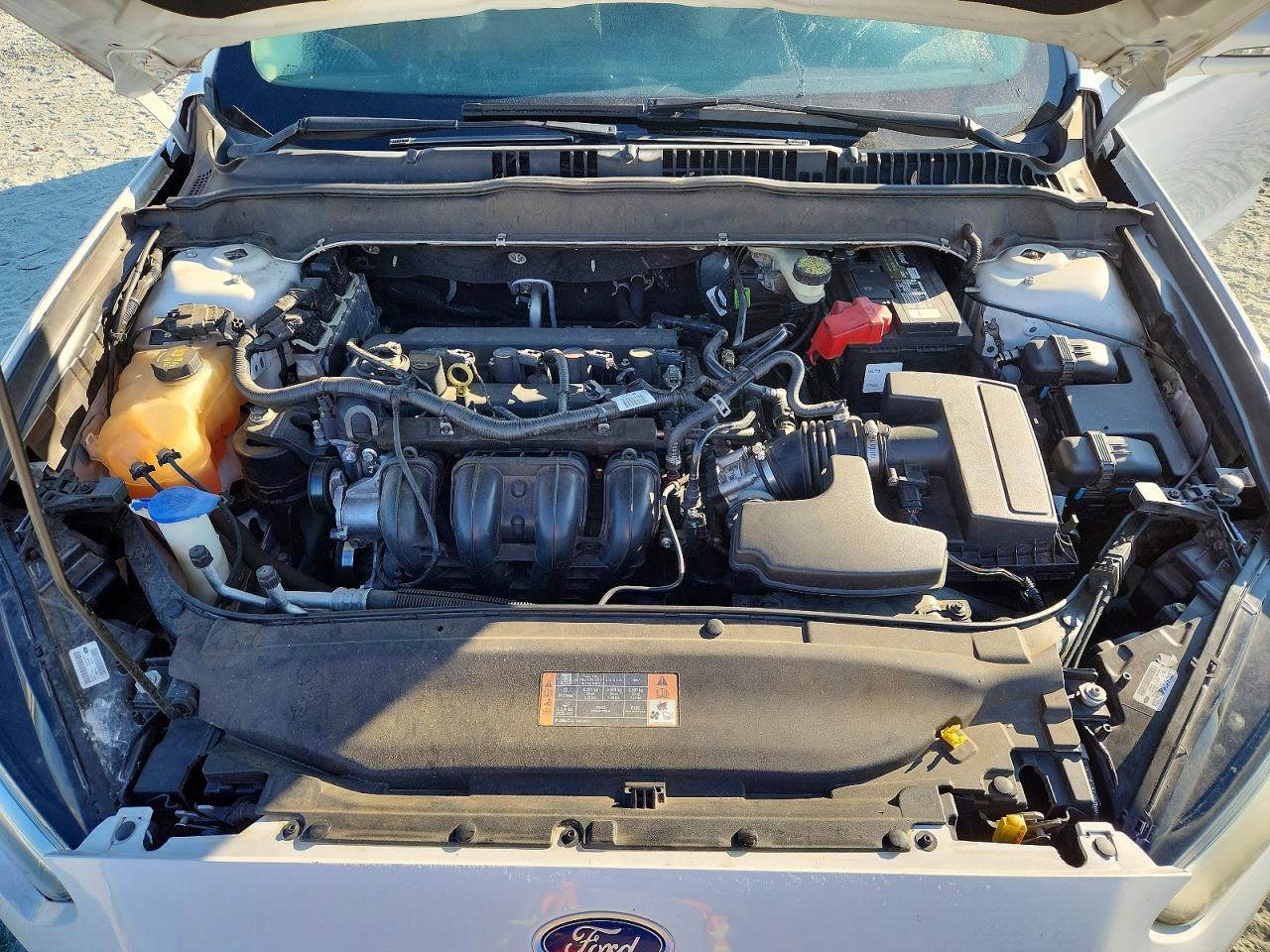 2015 Ford Fusion Se White vin: 3FA6P0H70FR250960
