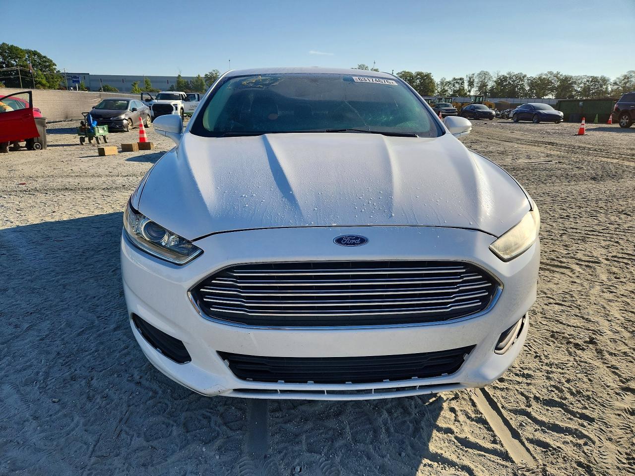 2015 Ford Fusion Se White vin: 3FA6P0H70FR250960