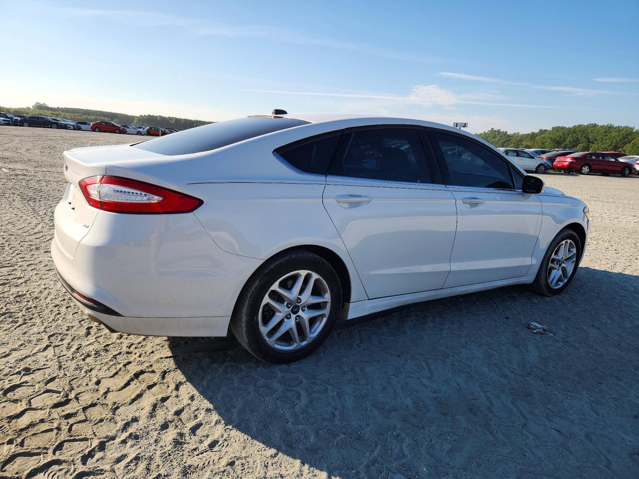 2015 Ford Fusion Se White vin: 3FA6P0H70FR250960