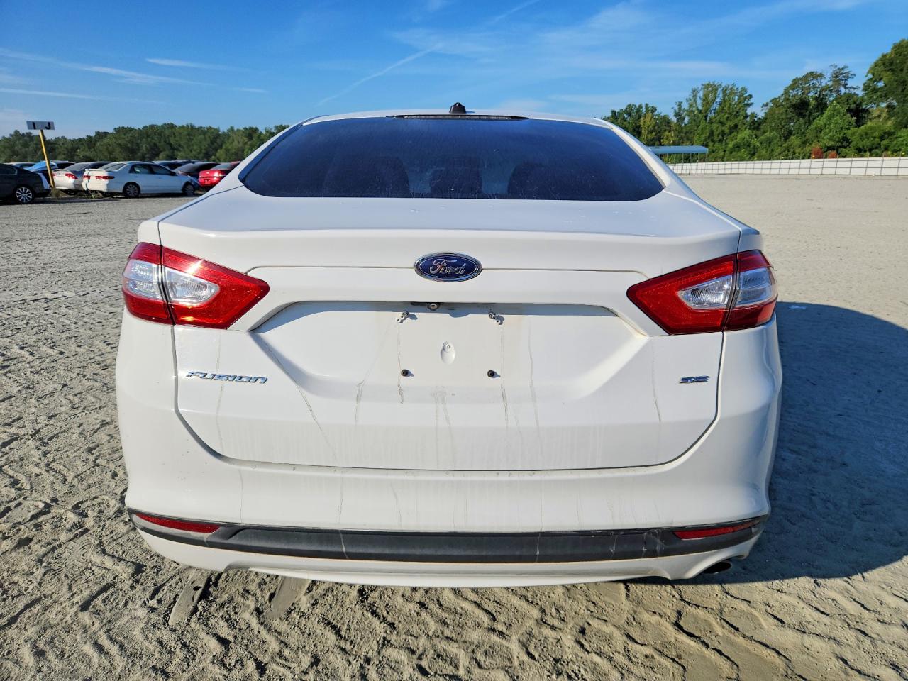 2015 Ford Fusion Se White vin: 3FA6P0H70FR250960