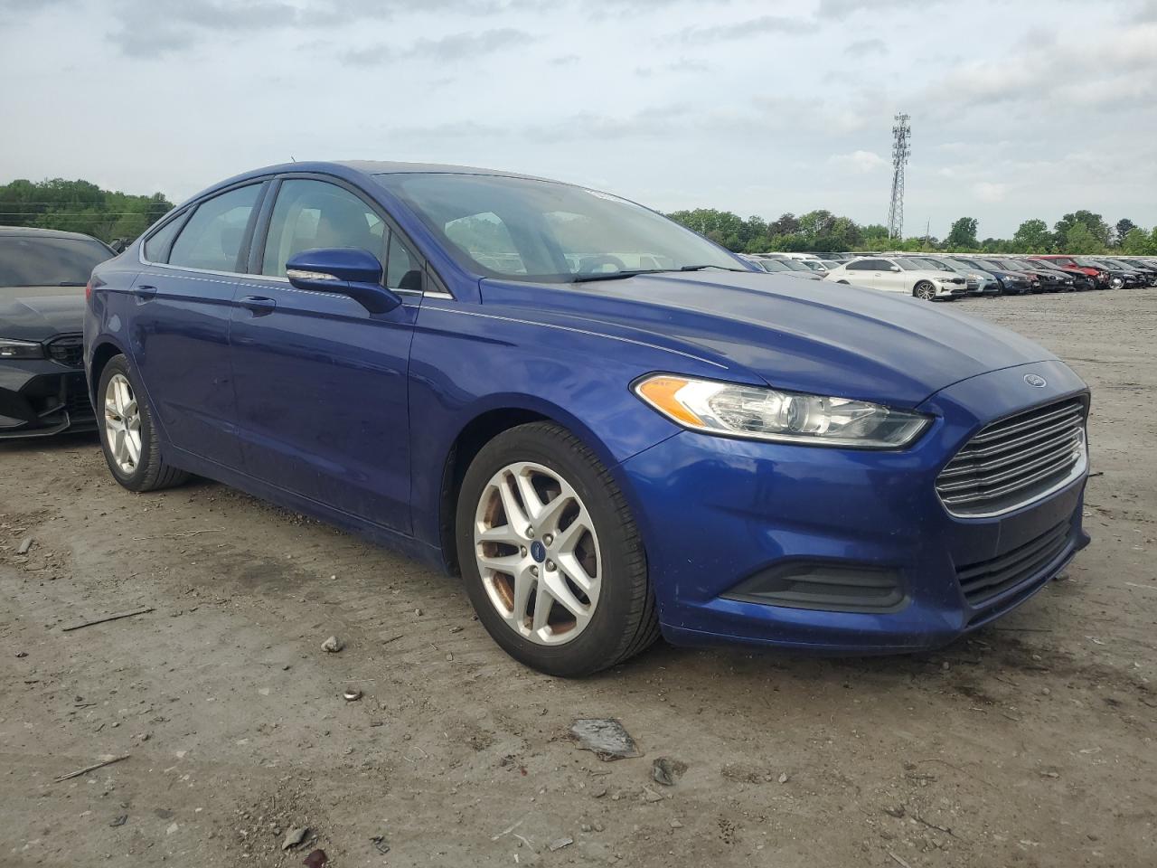 2015 Ford Fusion Se Blue vin: 3FA6P0H70FR290729