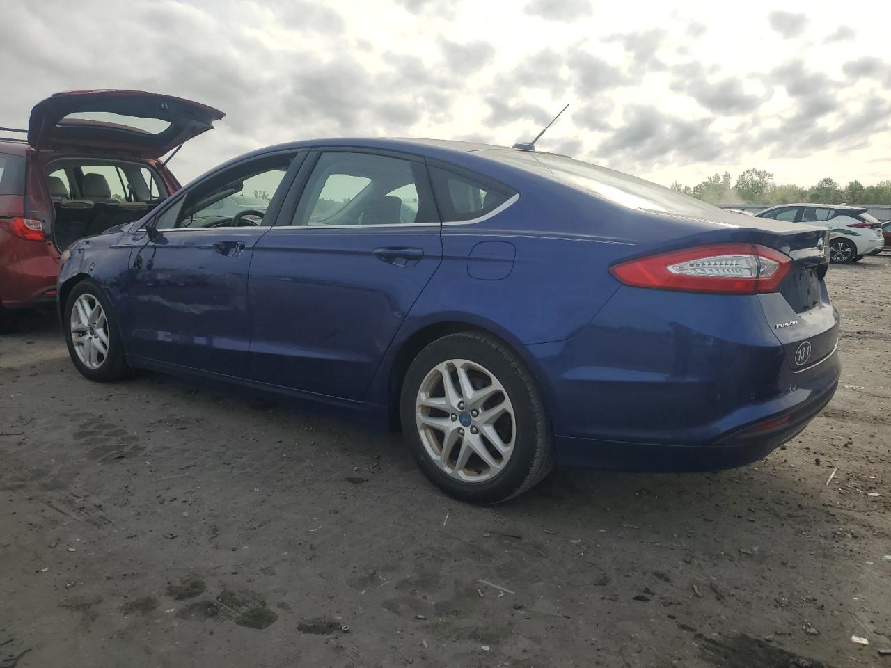 2015 Ford Fusion Se Blue vin: 3FA6P0H70FR290729