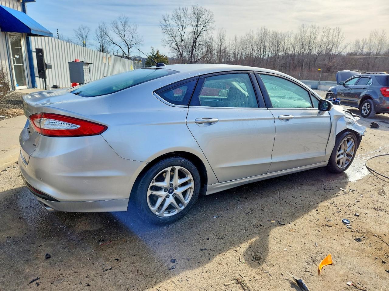 2016 Ford Fusion Se Silver vin: 3FA6P0H70GR350607
