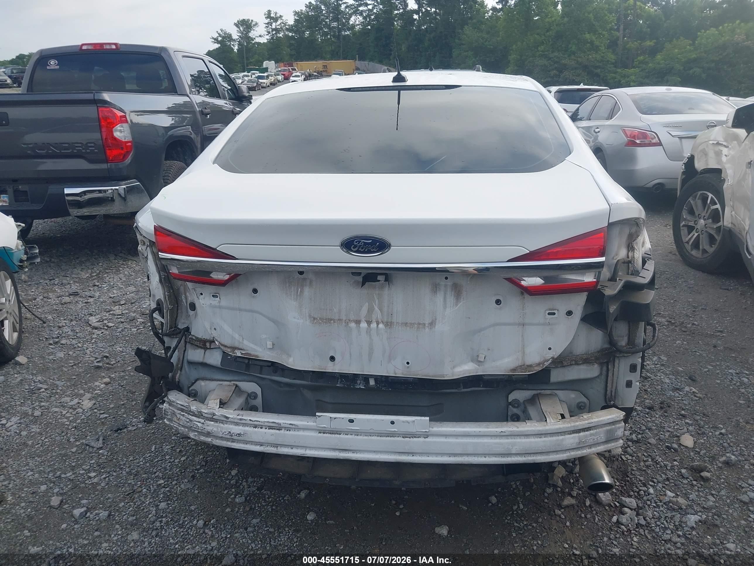 2017 Ford Fusion Se White vin: 3FA6P0H70HR351516