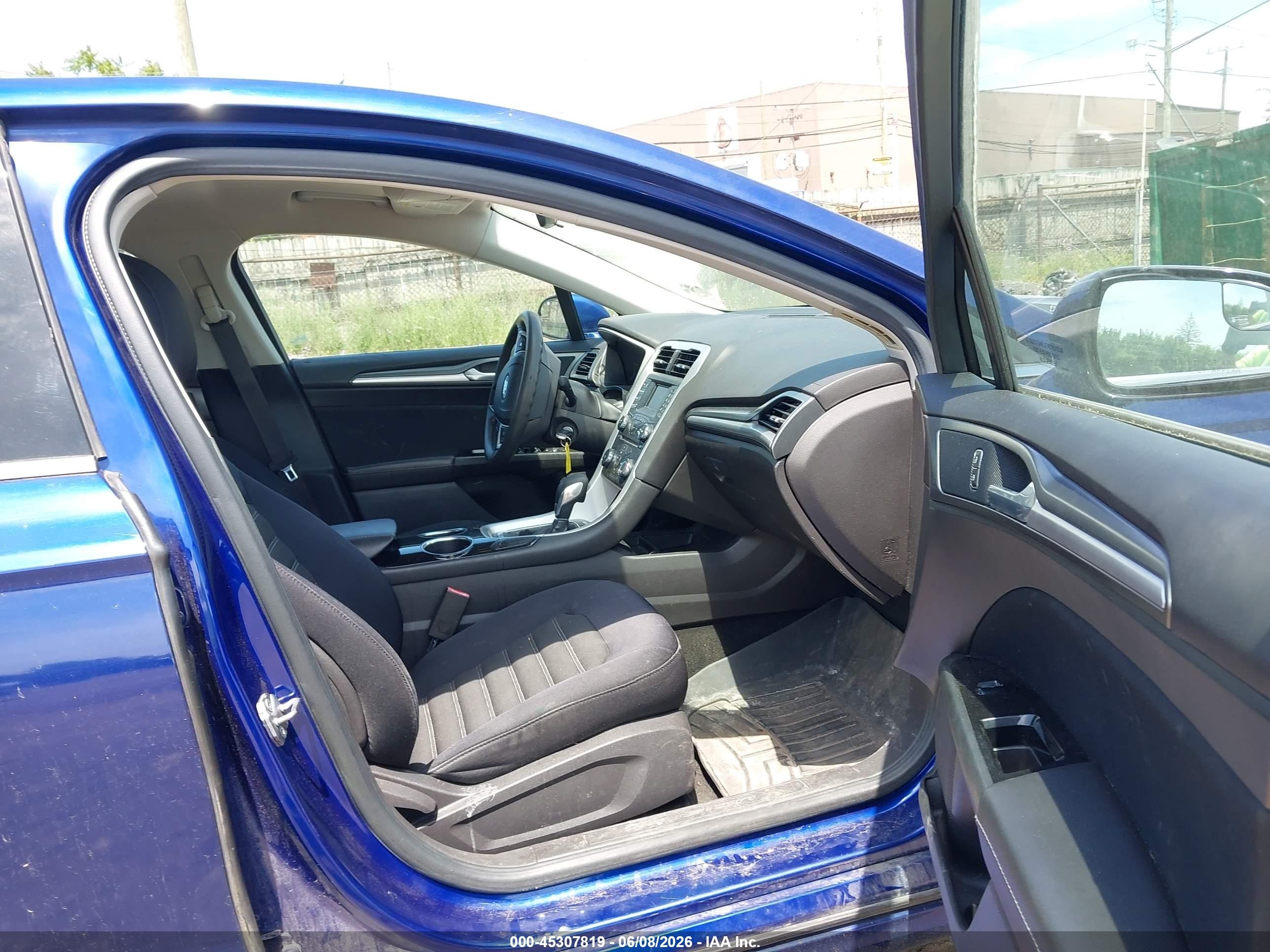 2013 Ford Fusion Se Blue vin: 3FA6P0H71DR104418