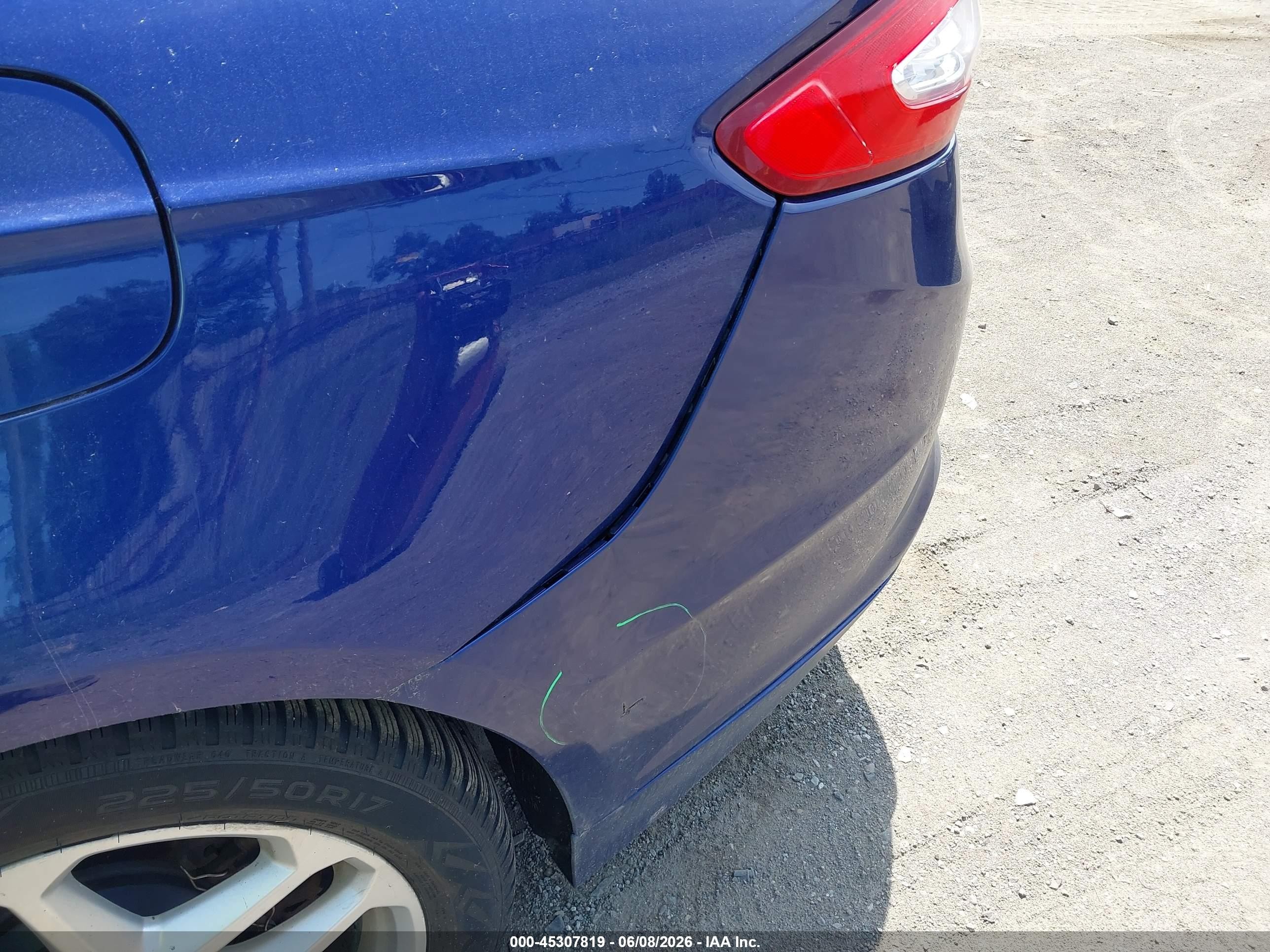 2013 Ford Fusion Se Blue vin: 3FA6P0H71DR104418