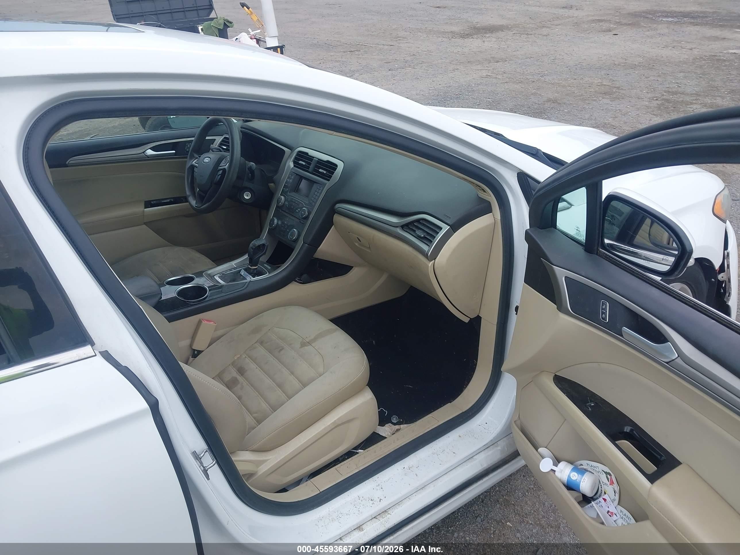 2013 Ford Fusion Se White vin: 3FA6P0H71DR112096