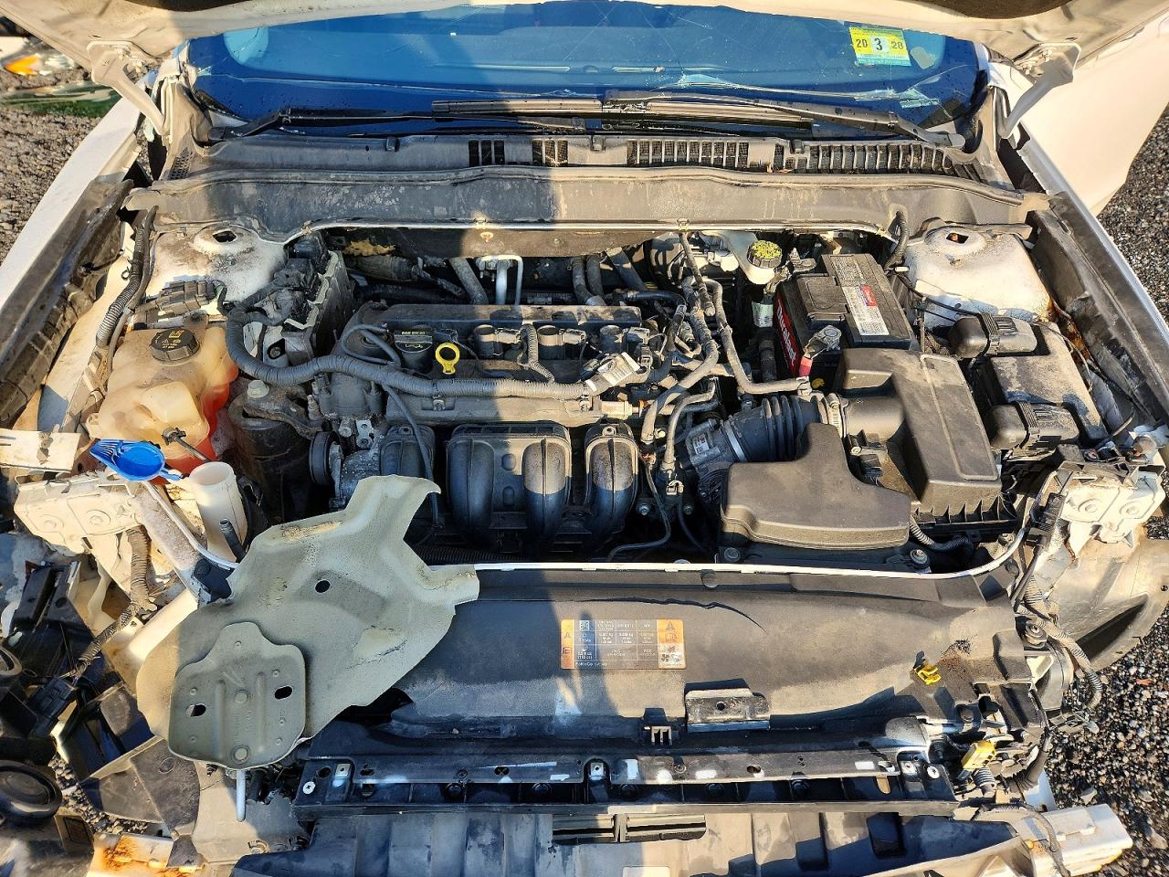 2013 Ford Fusion Se White vin: 3FA6P0H71DR118495