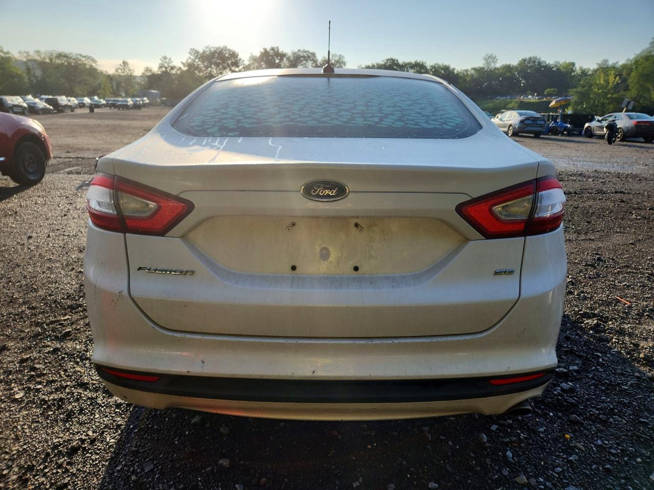 2013 Ford Fusion Se White vin: 3FA6P0H71DR118495