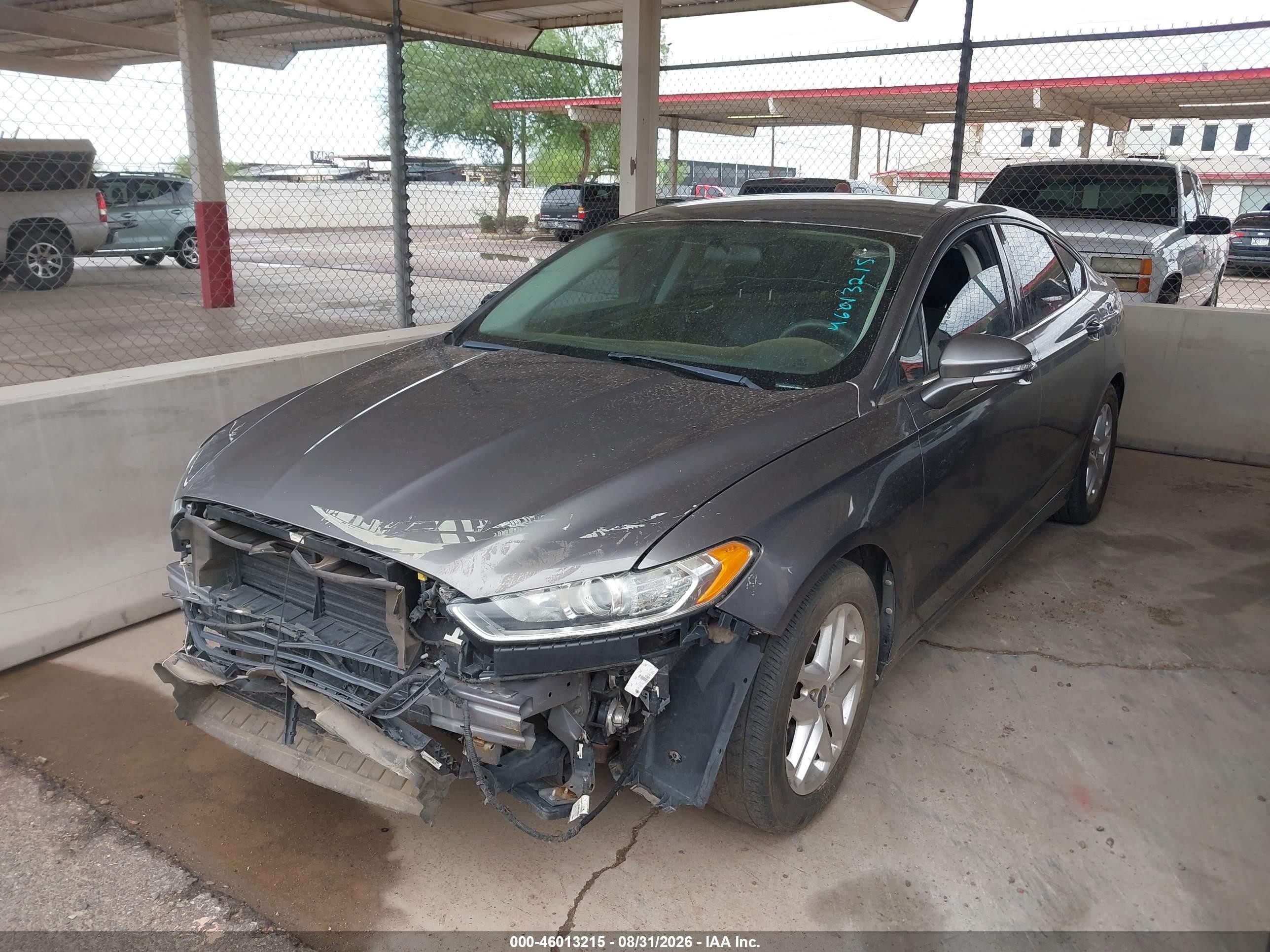 2013 Ford Fusion Se Gray vin: 3FA6P0H71DR125933