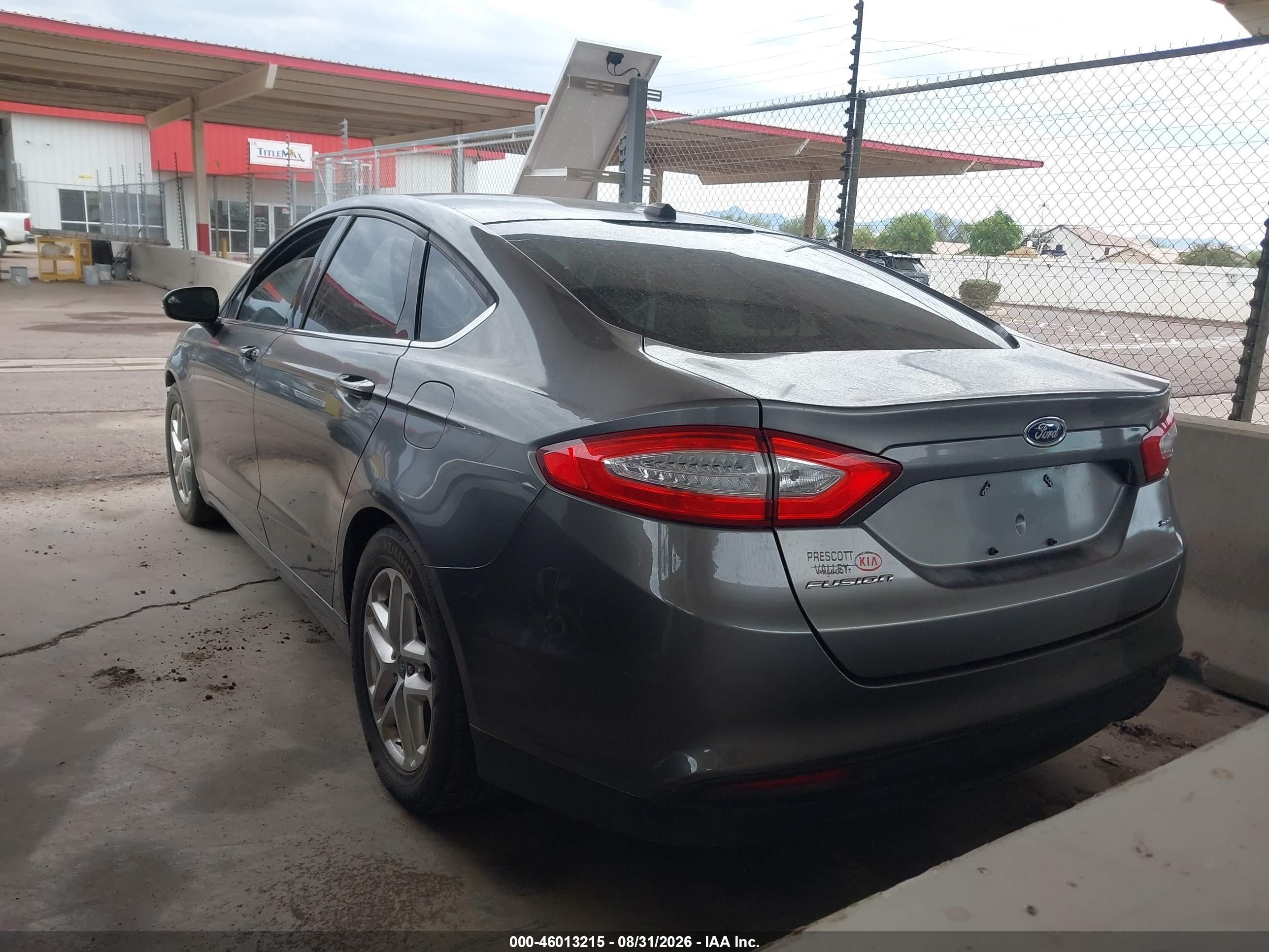 2013 Ford Fusion Se Gray vin: 3FA6P0H71DR125933