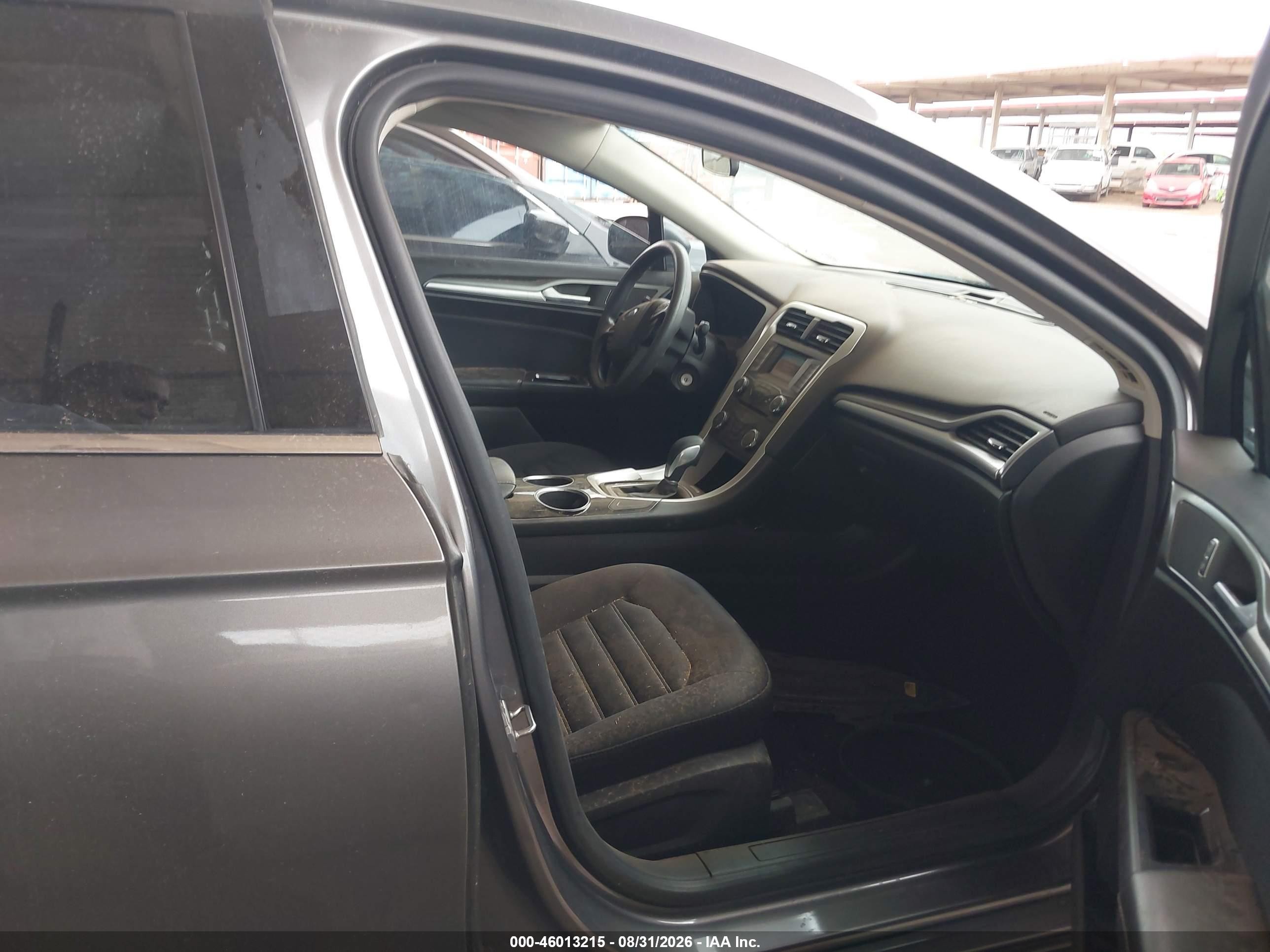 2013 Ford Fusion Se Gray vin: 3FA6P0H71DR125933