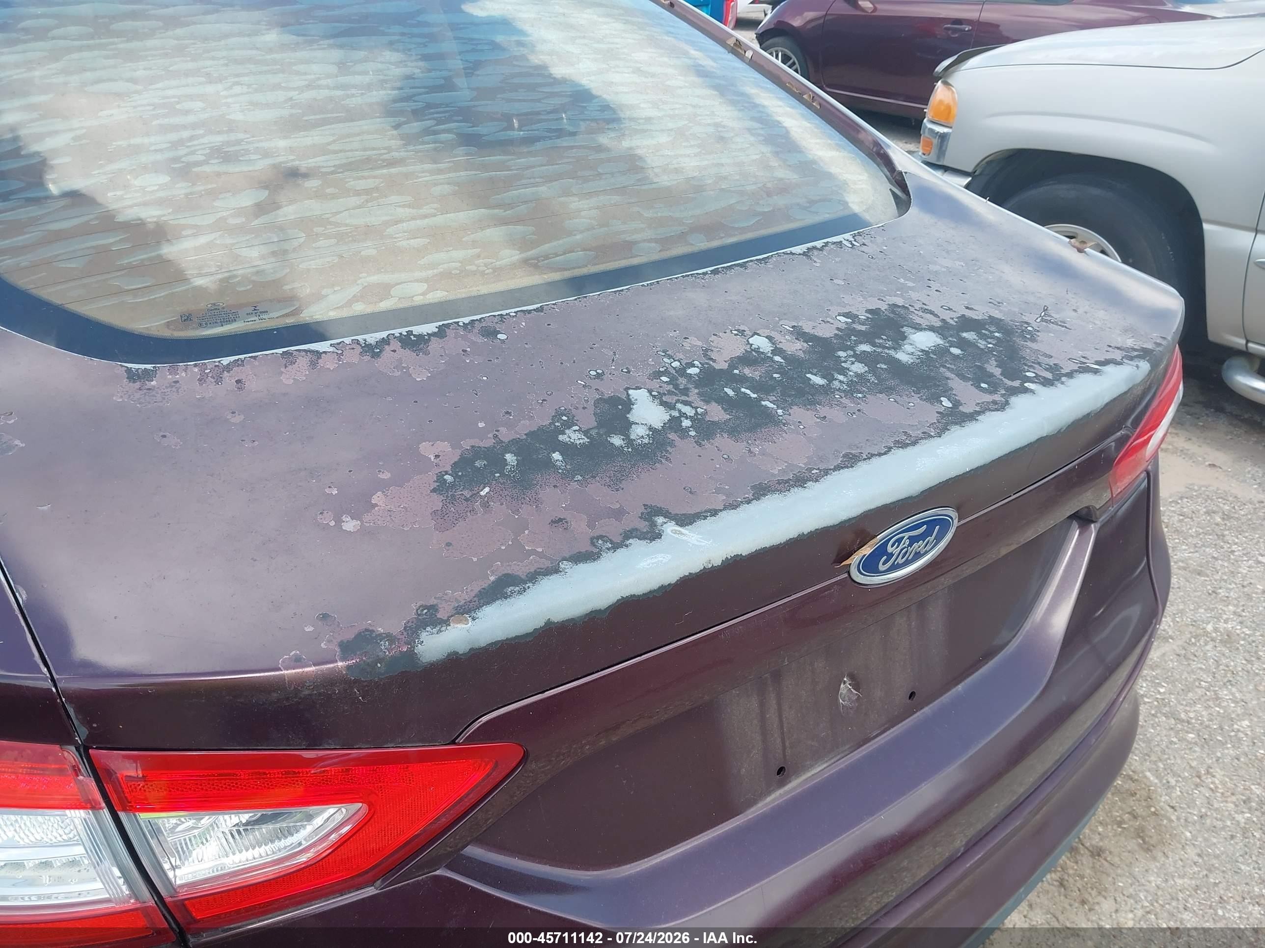 2013 Ford Fusion Se Purple vin: 3FA6P0H71DR130761