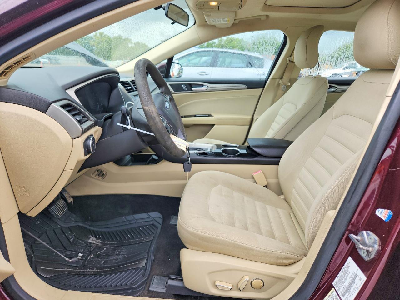 2013 Ford Fusion Se Maroon vin: 3FA6P0H71DR137290