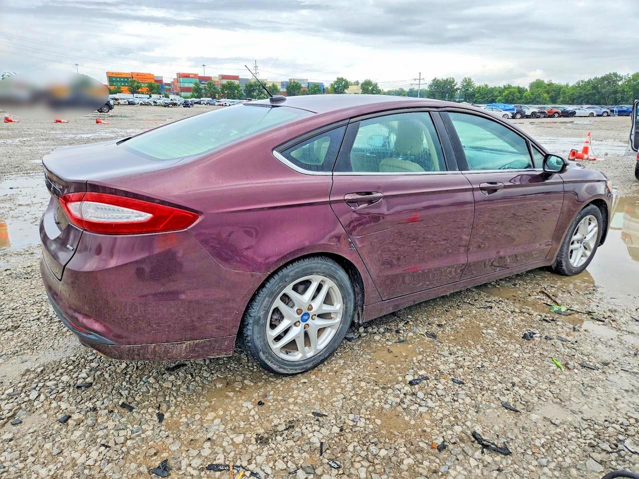 2013 Ford Fusion Se Maroon vin: 3FA6P0H71DR137290