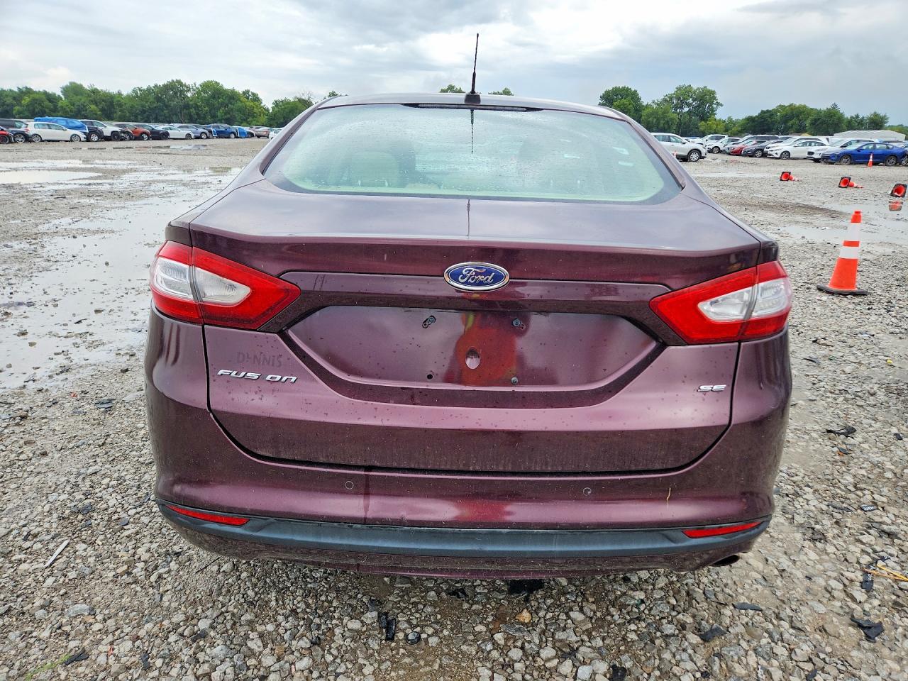 2013 Ford Fusion Se Maroon vin: 3FA6P0H71DR137290
