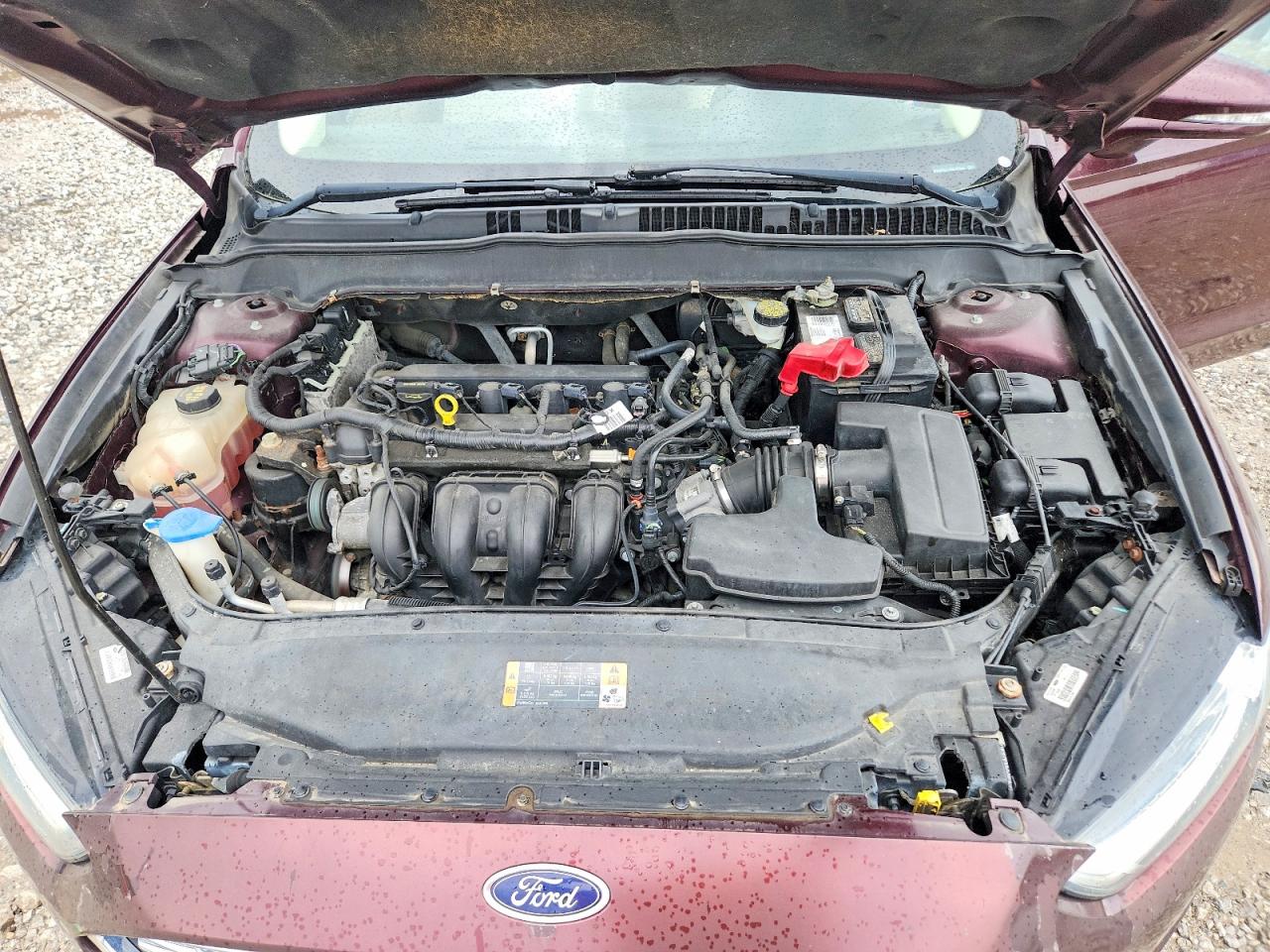 2013 Ford Fusion Se Maroon vin: 3FA6P0H71DR137290