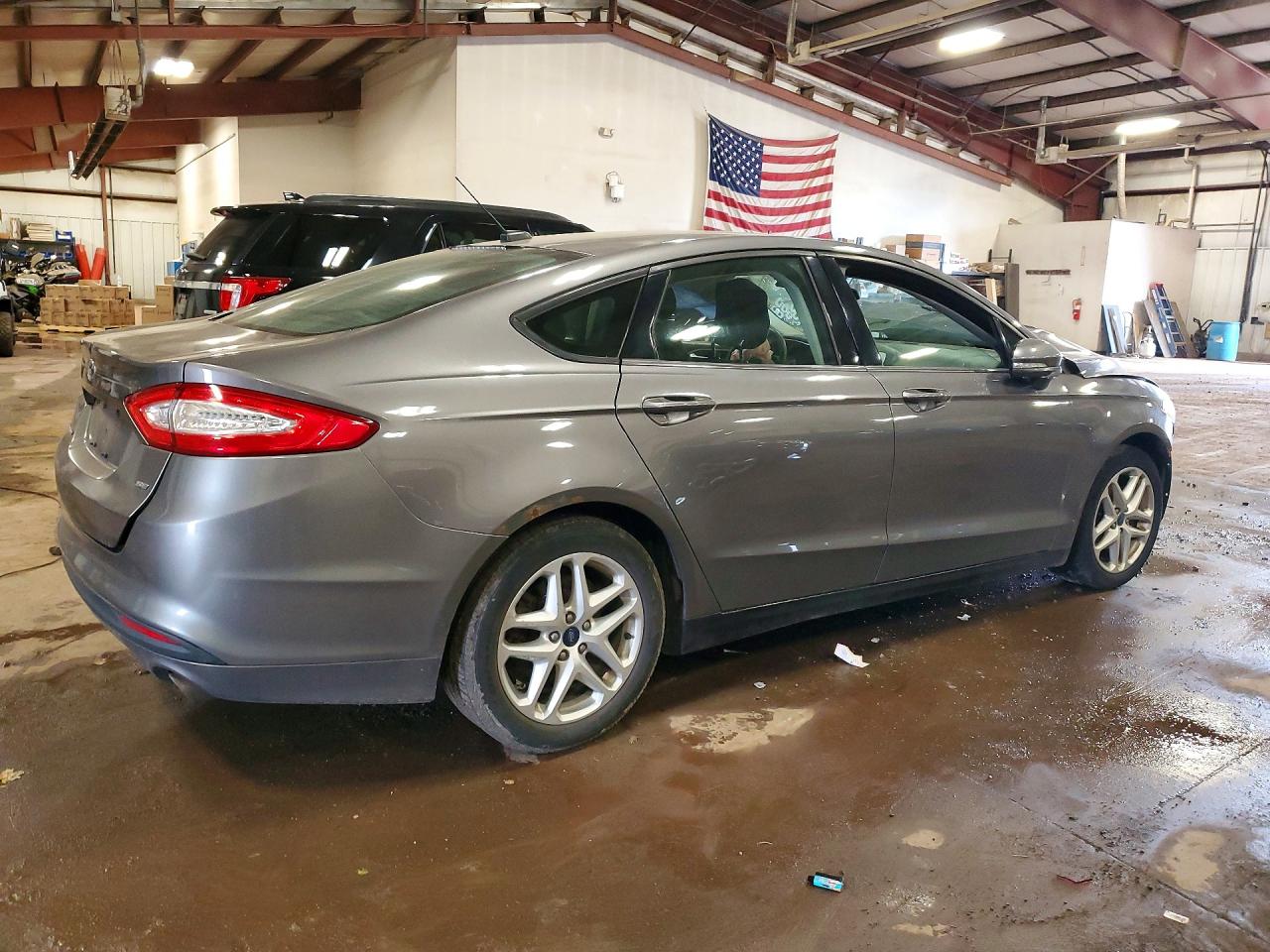 2013 Ford Fusion Se Gray vin: 3FA6P0H71DR156020