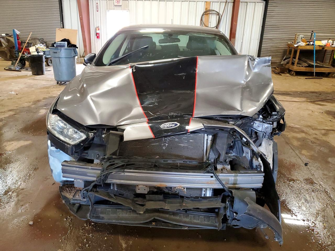 2013 Ford Fusion Se Gray vin: 3FA6P0H71DR156020