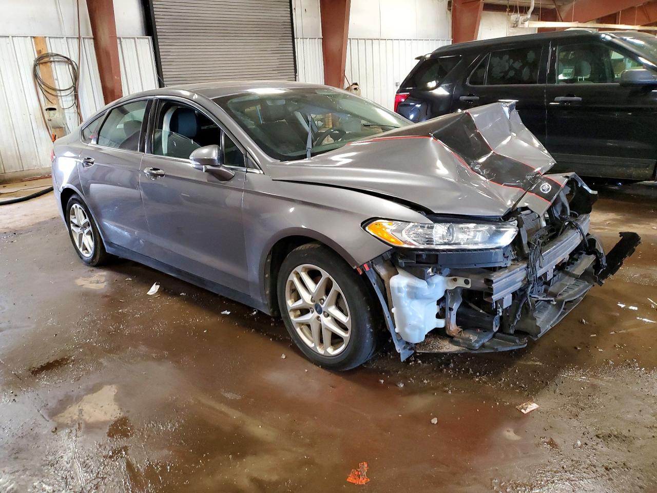 2013 Ford Fusion Se Gray vin: 3FA6P0H71DR156020