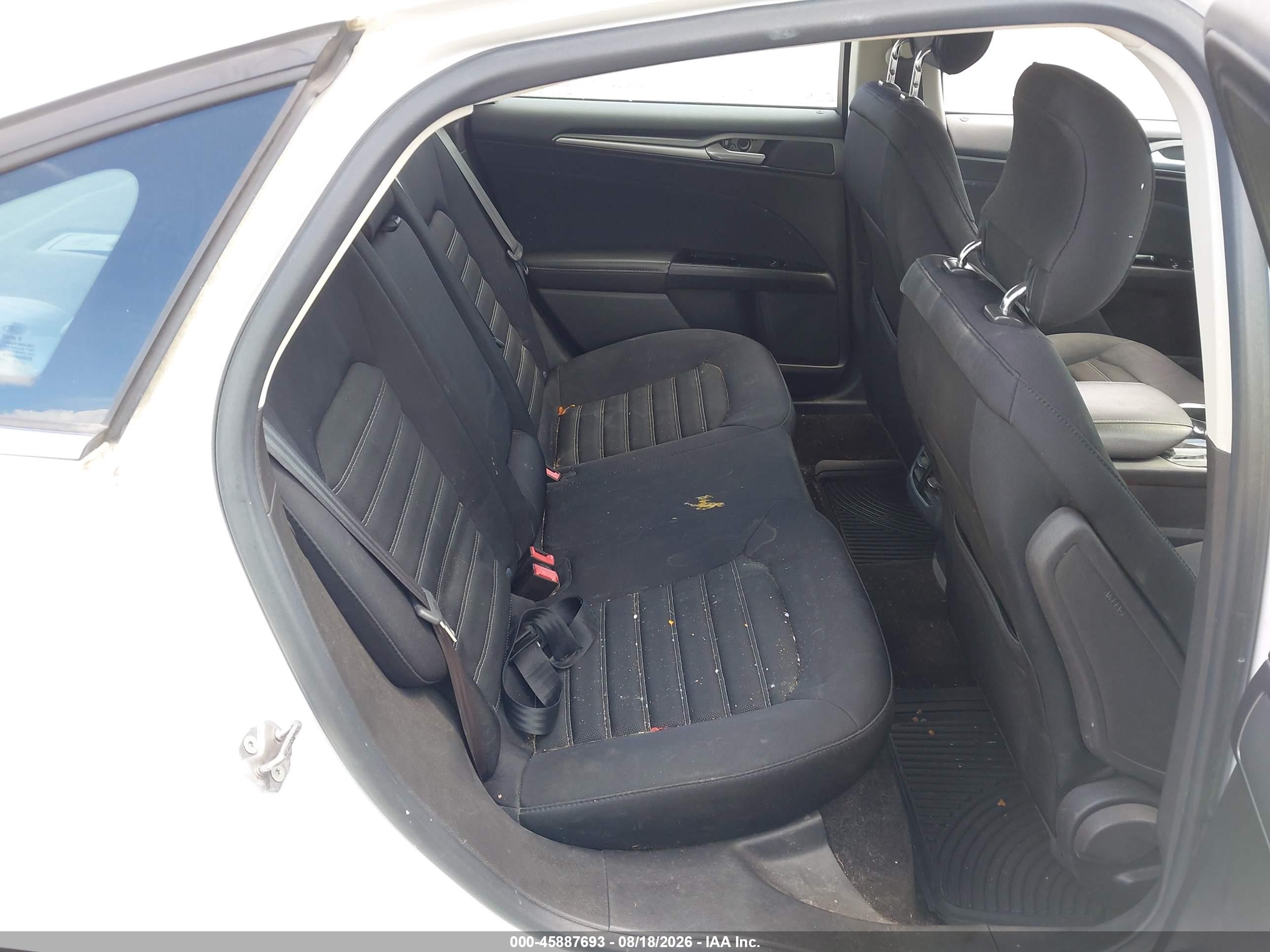 2013 Ford Fusion Se White vin: 3FA6P0H71DR199630