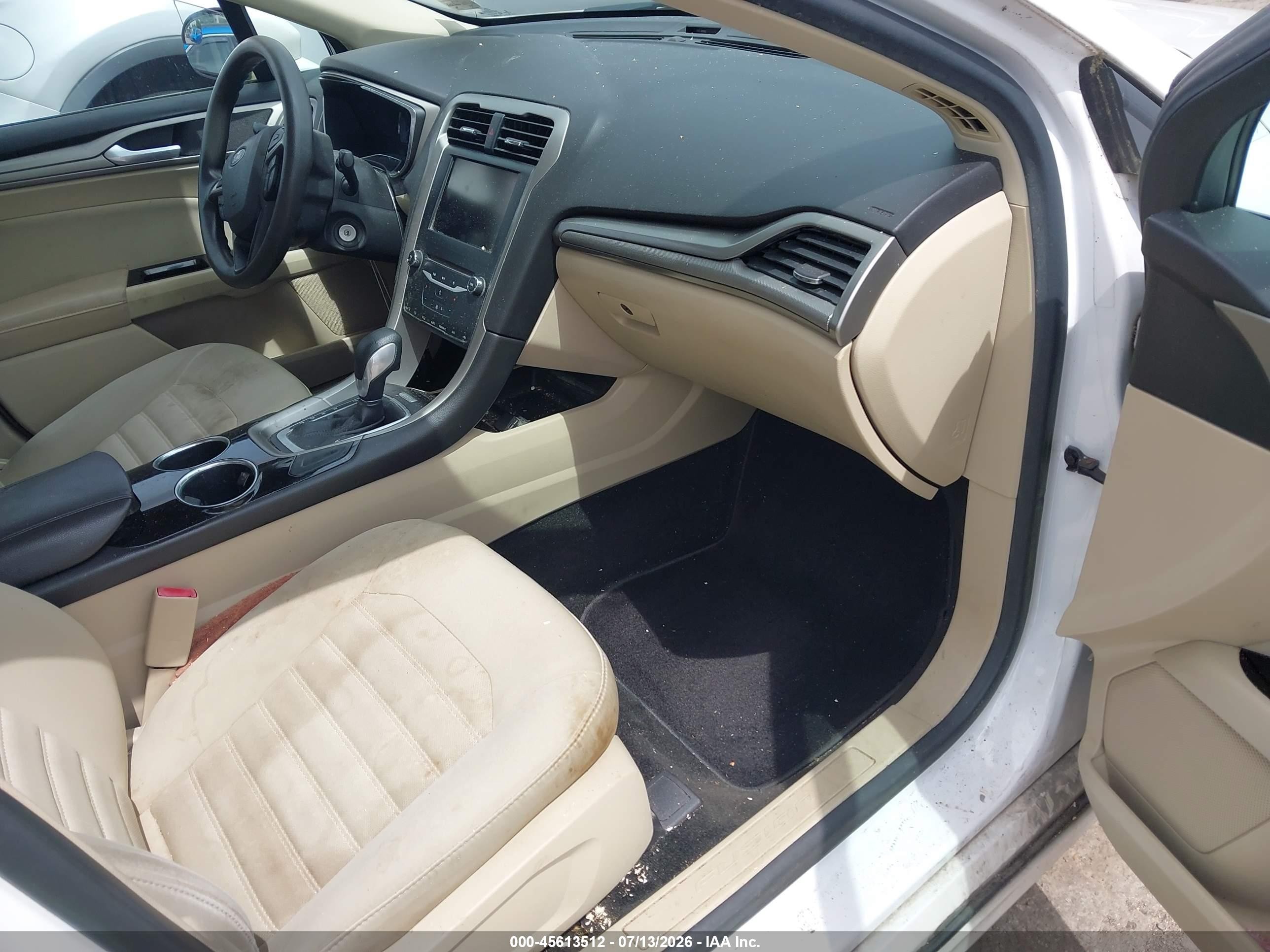 2013 Ford Fusion Se White vin: 3FA6P0H71DR212313