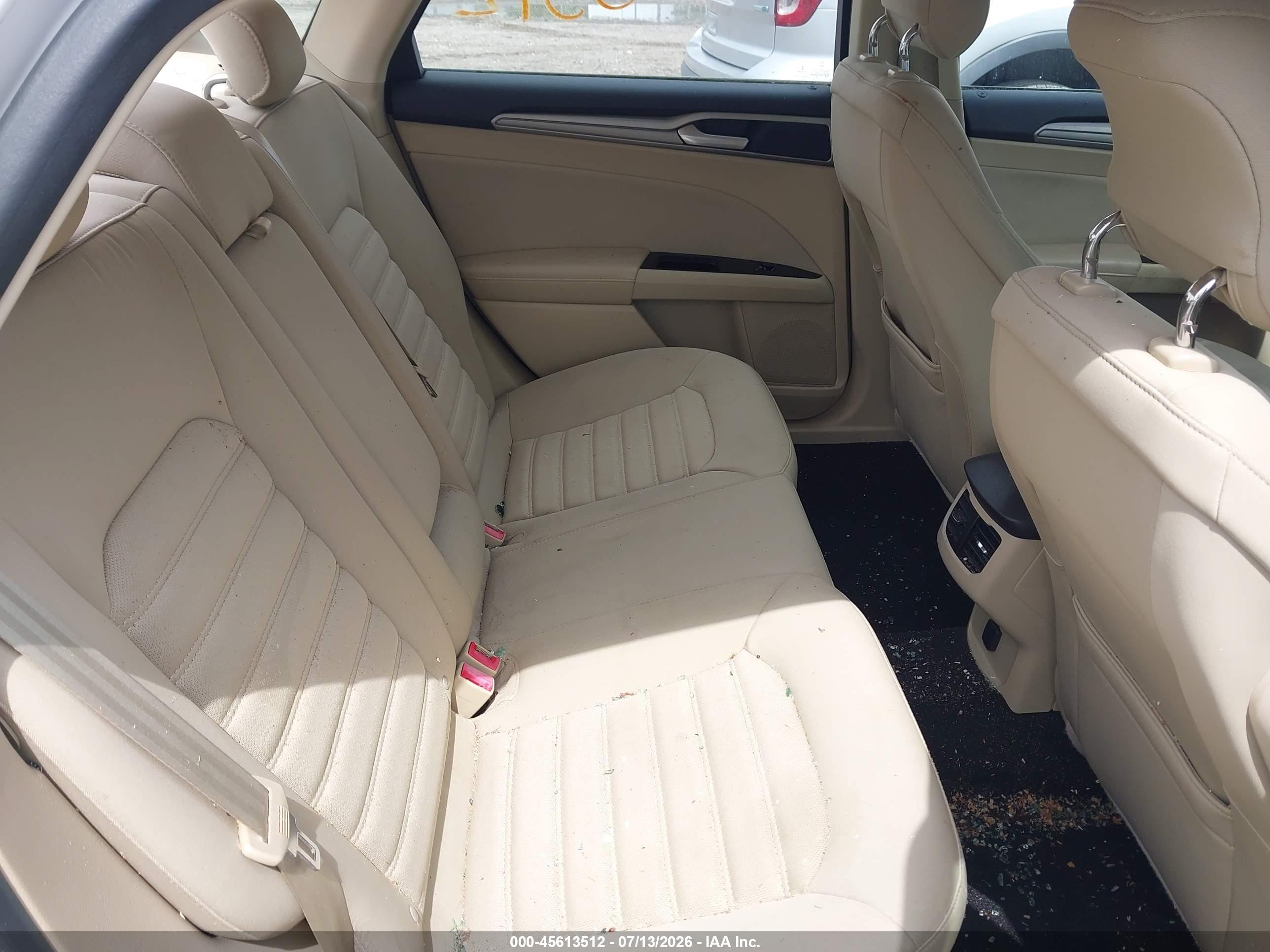 2013 Ford Fusion Se White vin: 3FA6P0H71DR212313