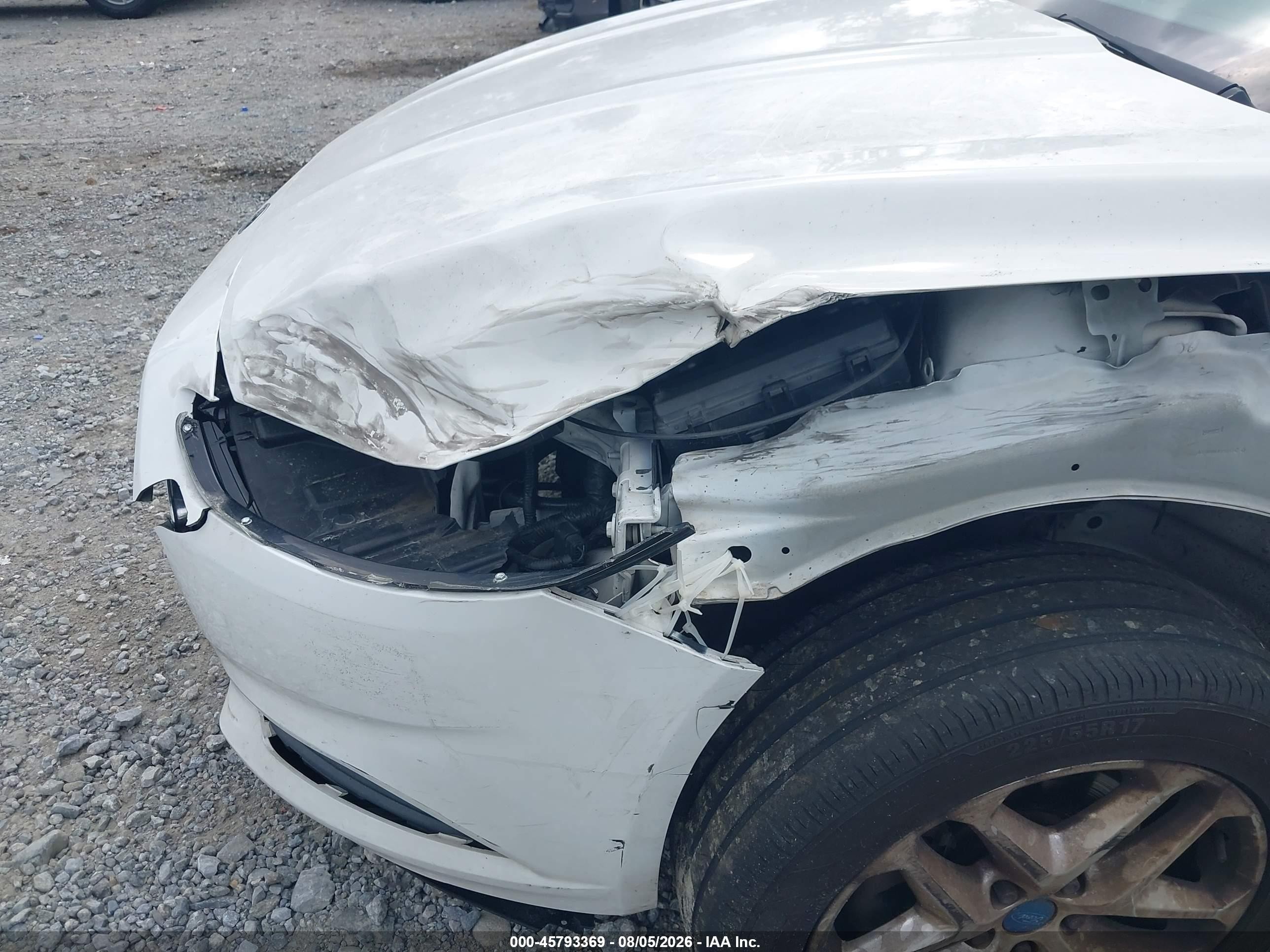2013 Ford Fusion Se White vin: 3FA6P0H71DR249801