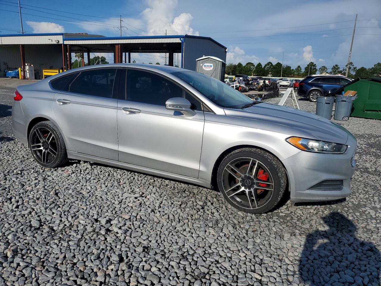 2013 Ford Fusion Se Silver vin: 3FA6P0H71DR263066
