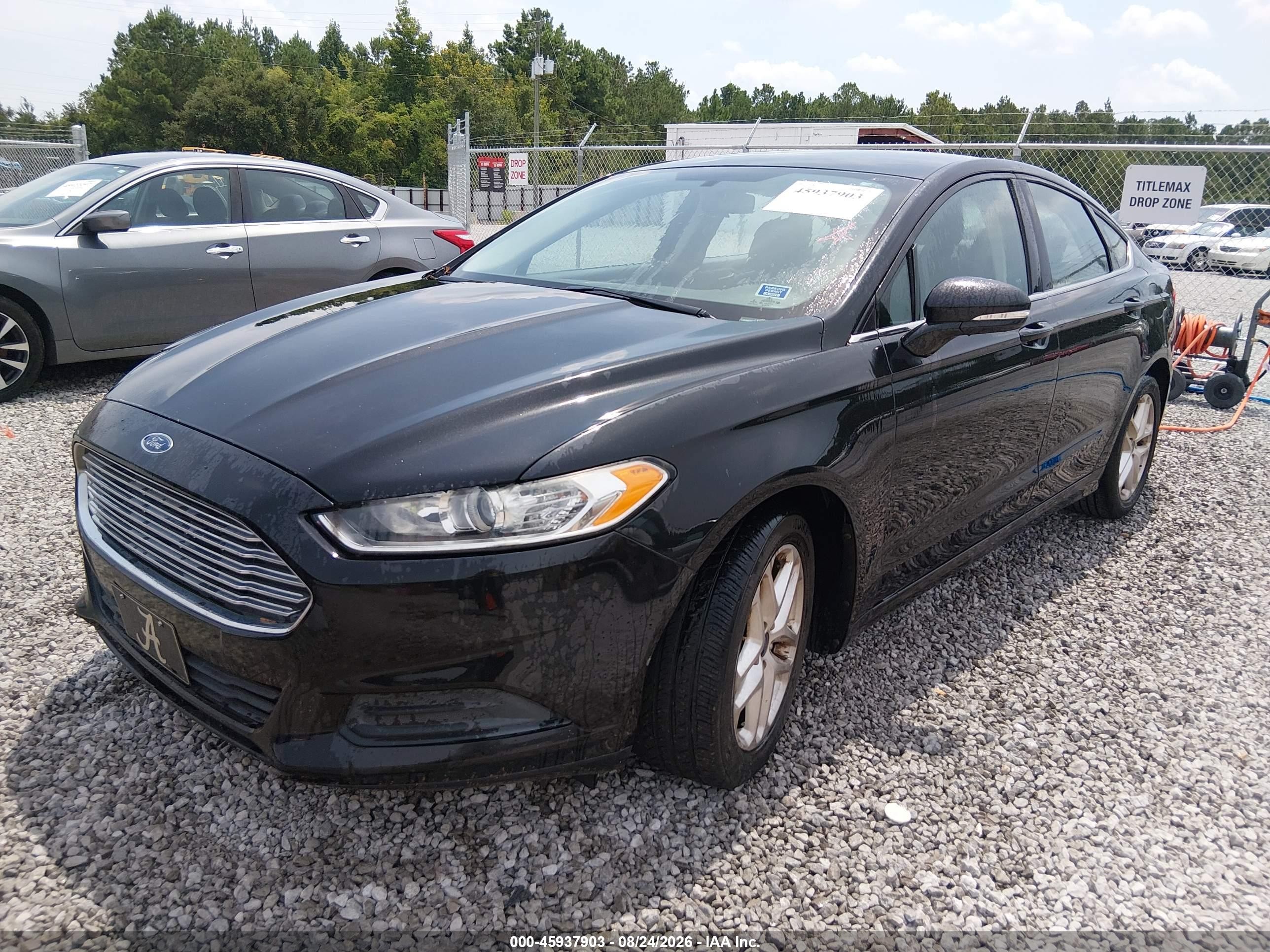 2013 Ford Fusion Se Черный vin: 3FA6P0H71DR277078