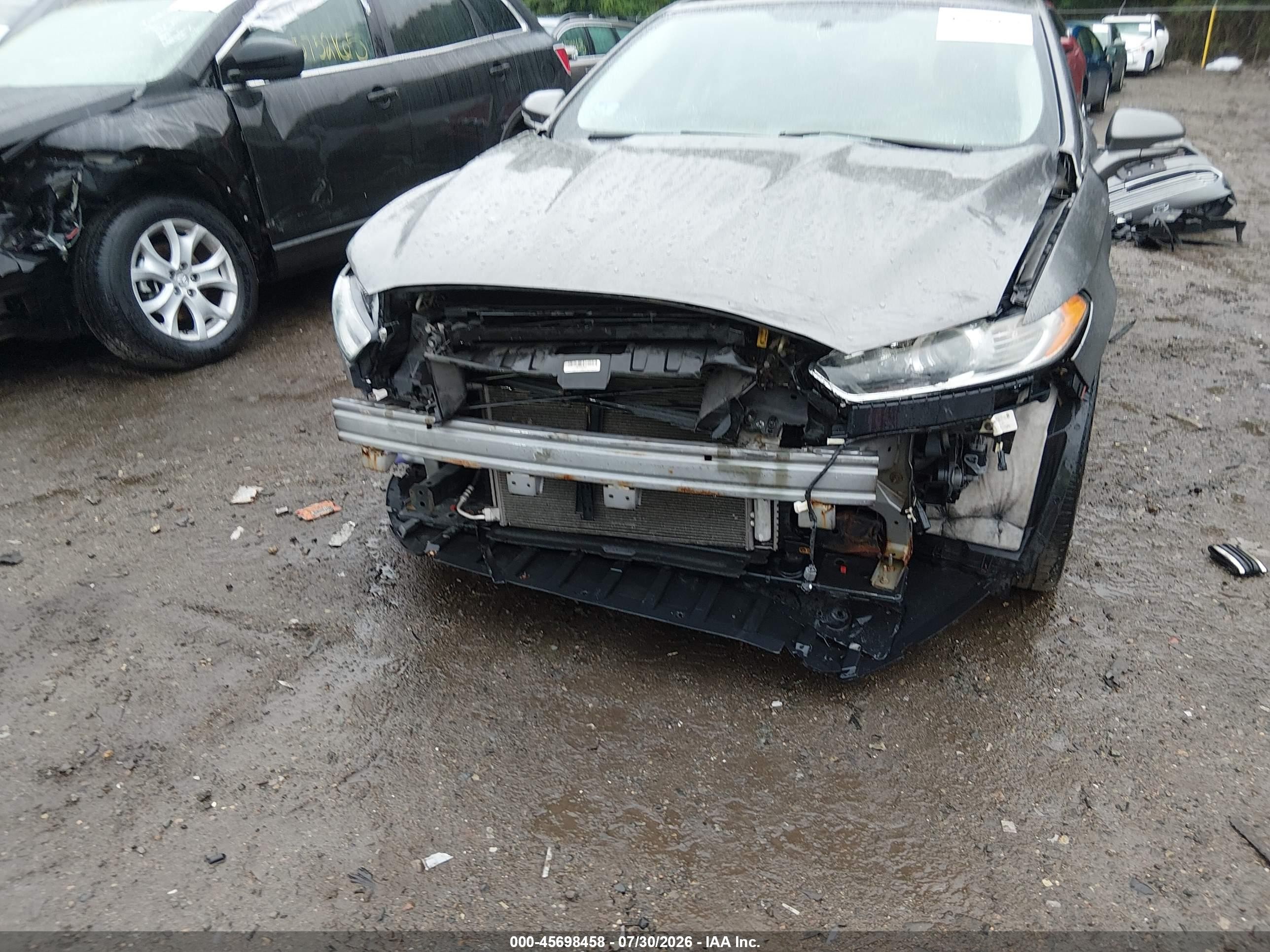 2013 Ford Fusion Se Gray vin: 3FA6P0H71DR280773