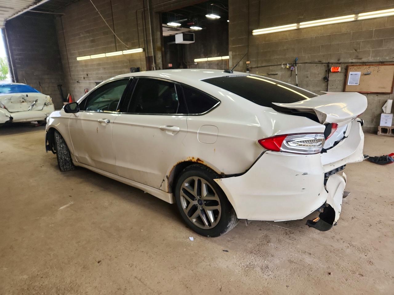 2013 Ford Fusion Se White vin: 3FA6P0H71DR295807