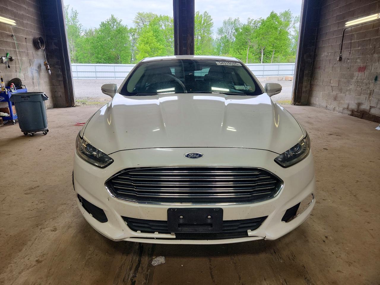 2013 Ford Fusion Se White vin: 3FA6P0H71DR295807