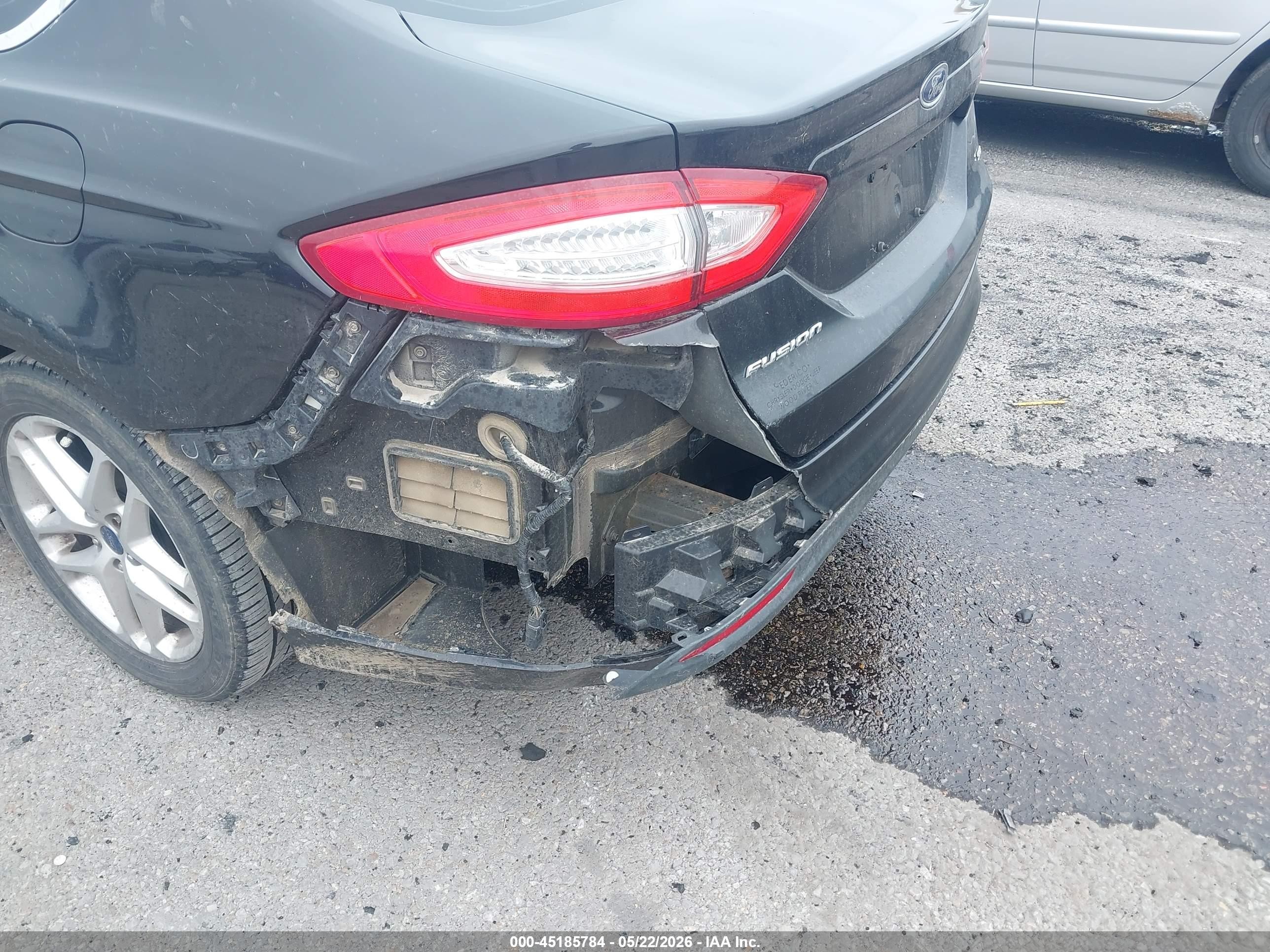 2013 Ford Fusion Se Черный vin: 3FA6P0H71DR309379
