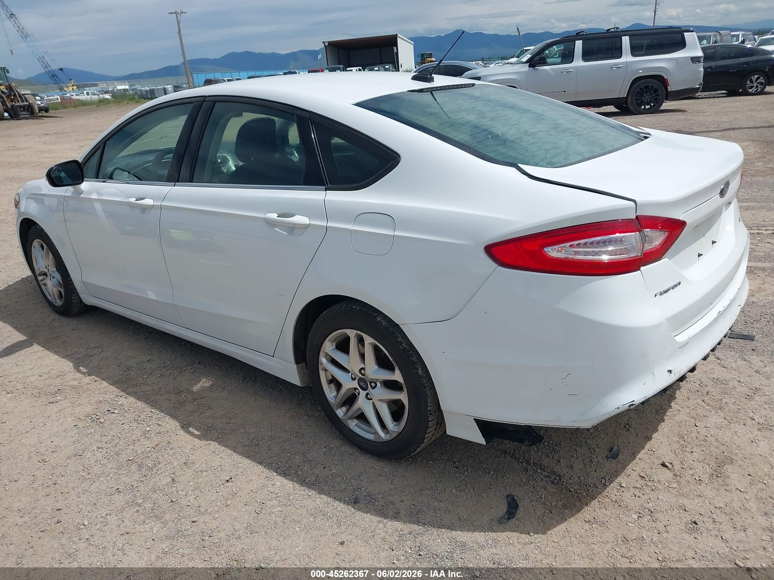 2013 Ford Fusion Se White vin: 3FA6P0H71DR312136