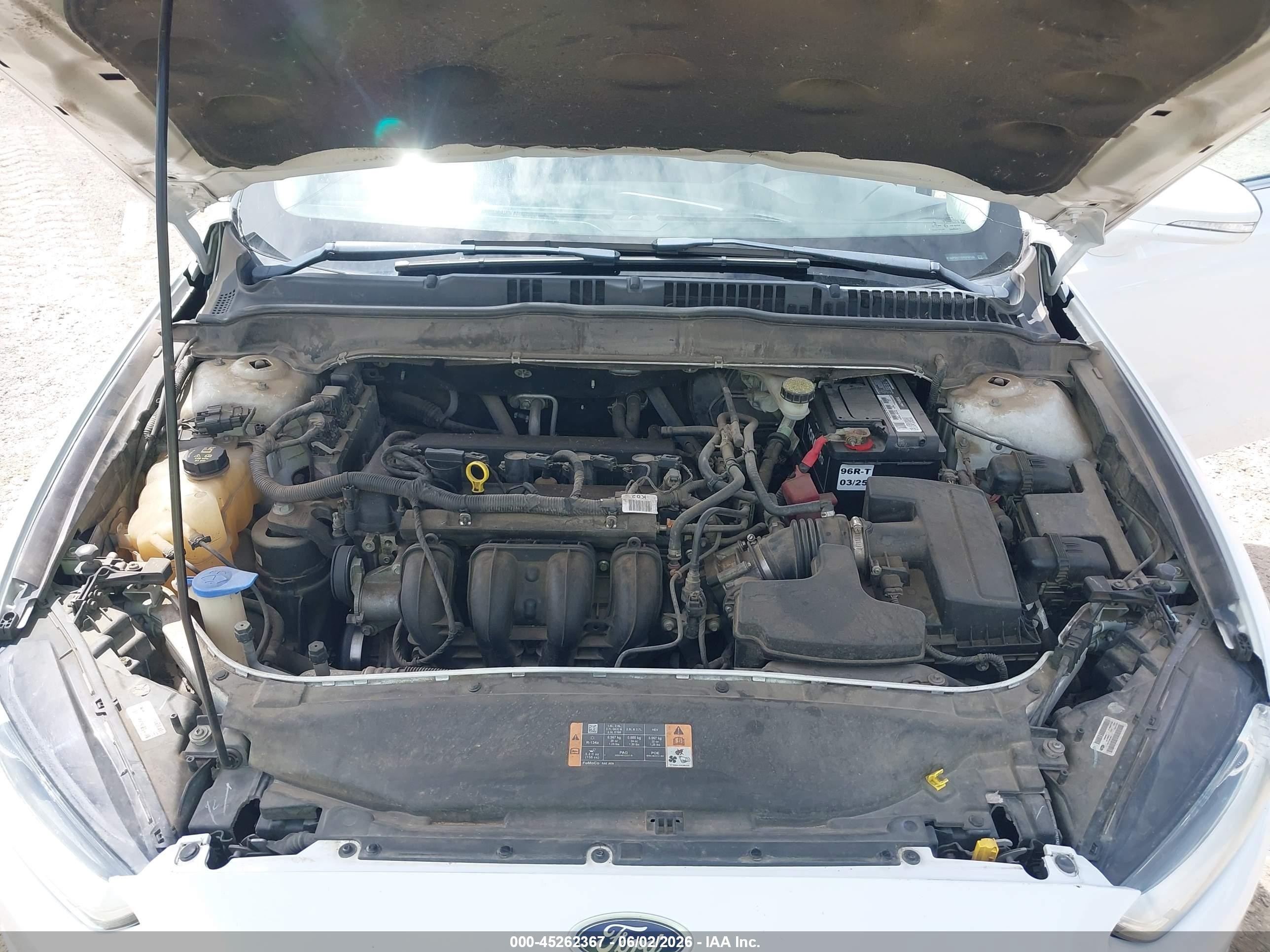 2013 Ford Fusion Se White vin: 3FA6P0H71DR312136