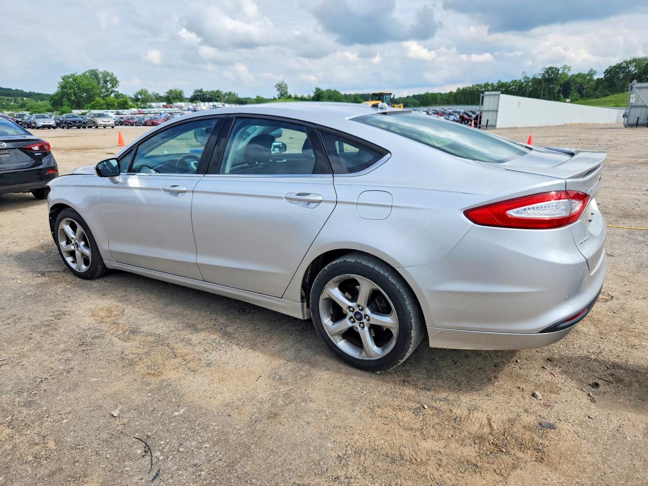 2013 Ford Fusion Se Silver vin: 3FA6P0H71DR316591