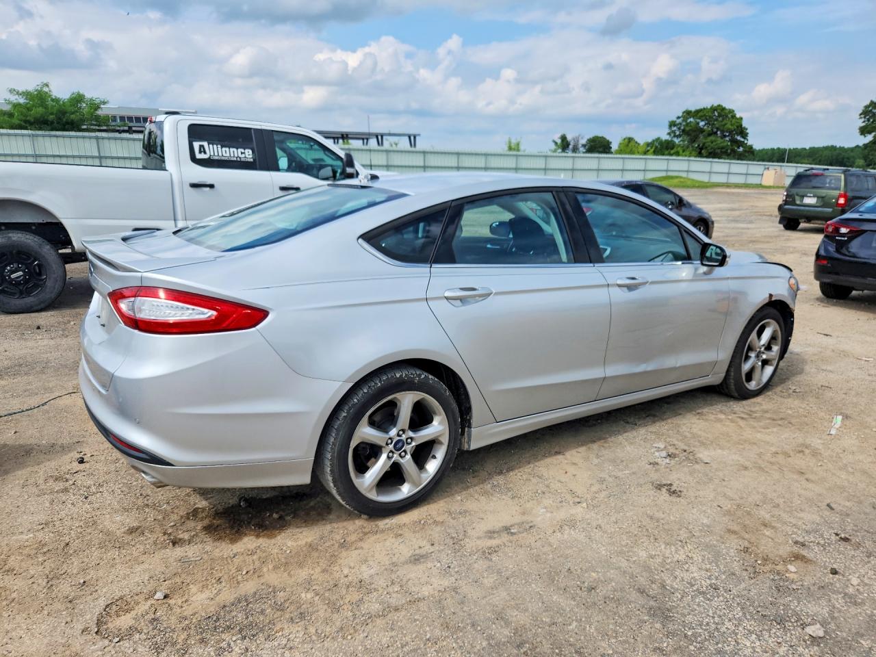 2013 Ford Fusion Se Silver vin: 3FA6P0H71DR316591
