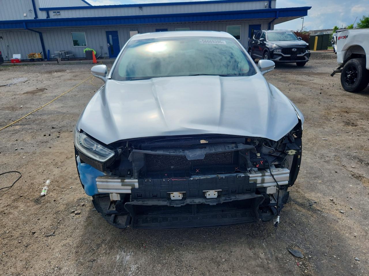 2013 Ford Fusion Se Silver vin: 3FA6P0H71DR316591