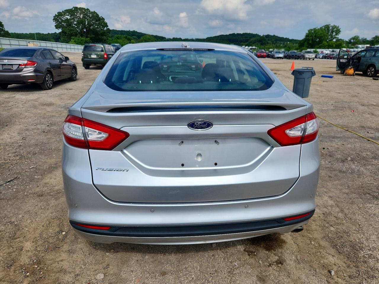 2013 Ford Fusion Se Silver vin: 3FA6P0H71DR316591