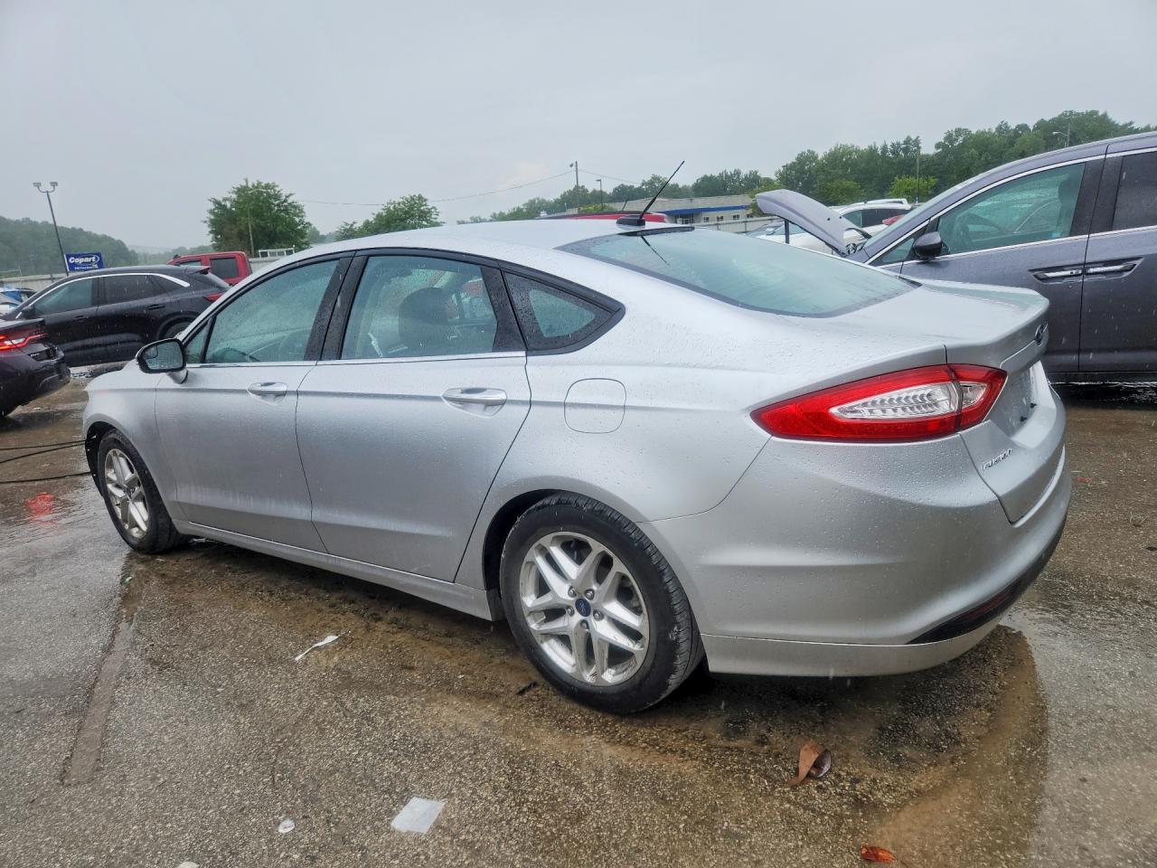 2013 Ford Fusion Se Silver vin: 3FA6P0H71DR318129