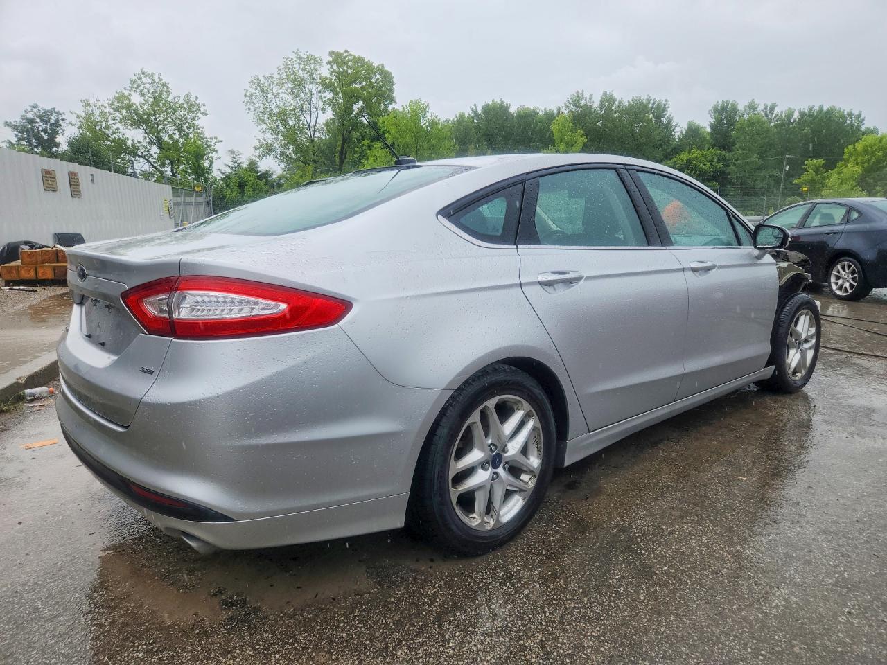 2013 Ford Fusion Se Silver vin: 3FA6P0H71DR318129